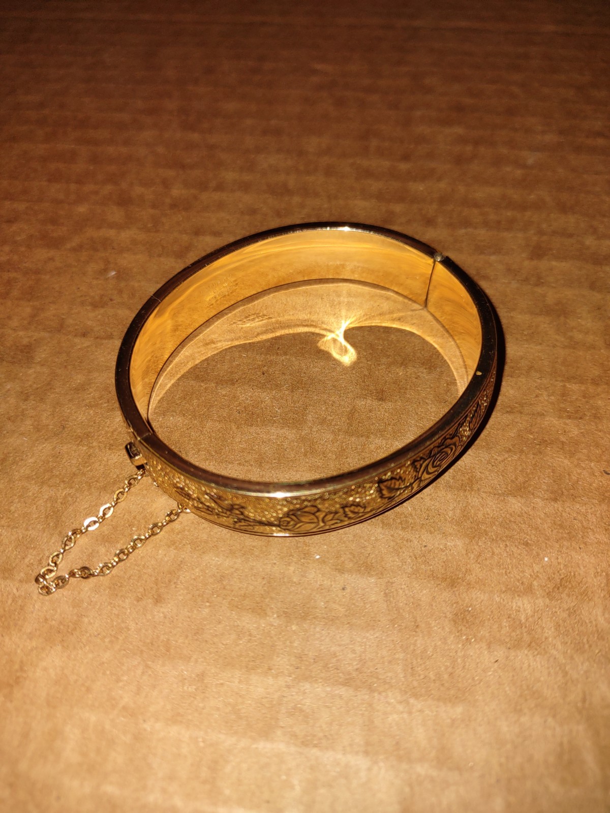 Hayward Gold Filled GF Bracelet W/Rise Motif 20.2 Grams