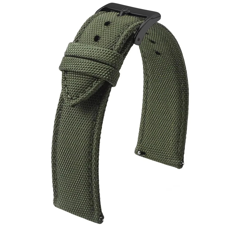 18mm 19mm 20mm 21mm 22mm 24mm Waterproof Sailcloth Watch Strap Two-Sided Nylon