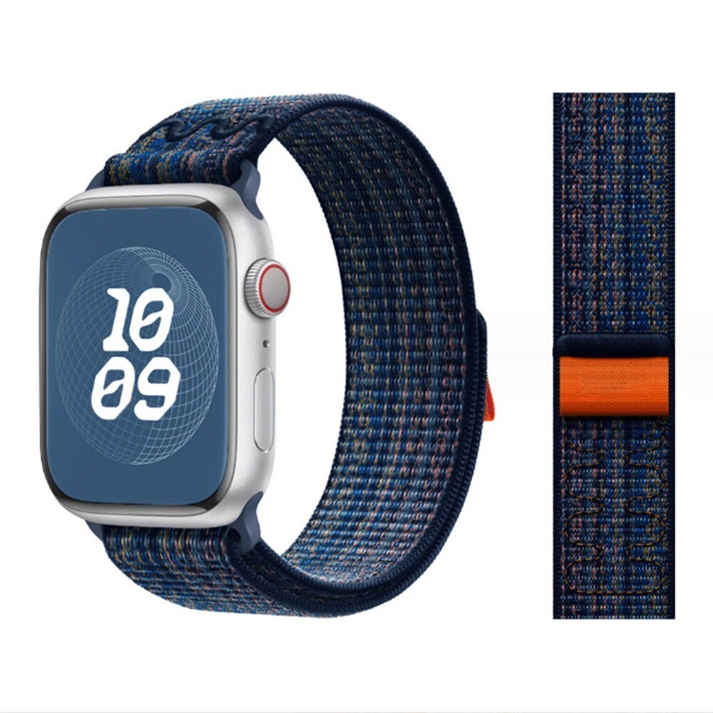 Nylon Sport Loop Band Strap for Apple Watch 11 10 9 8 7 6 5 SE 40-49mm Ultra 3 2