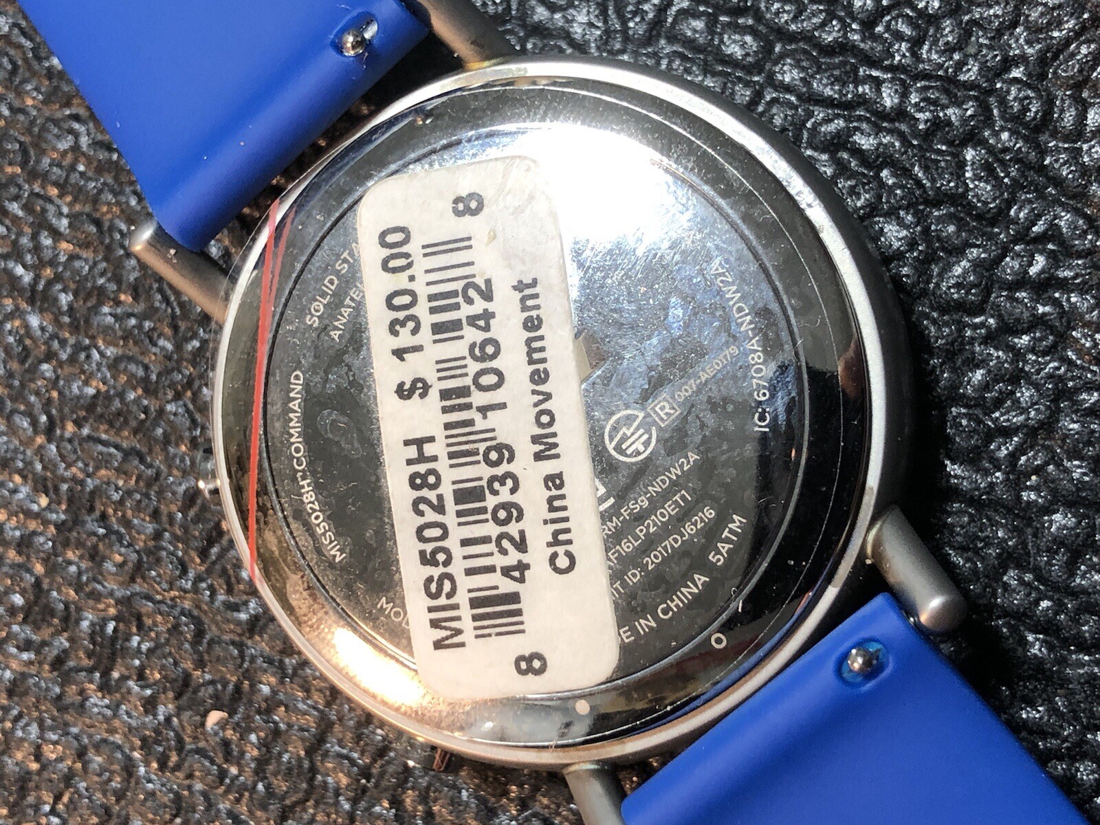 Misfit Command Stainless Steel Hybrid Smartwatch MIS5028H Hands Move – UNTESTED