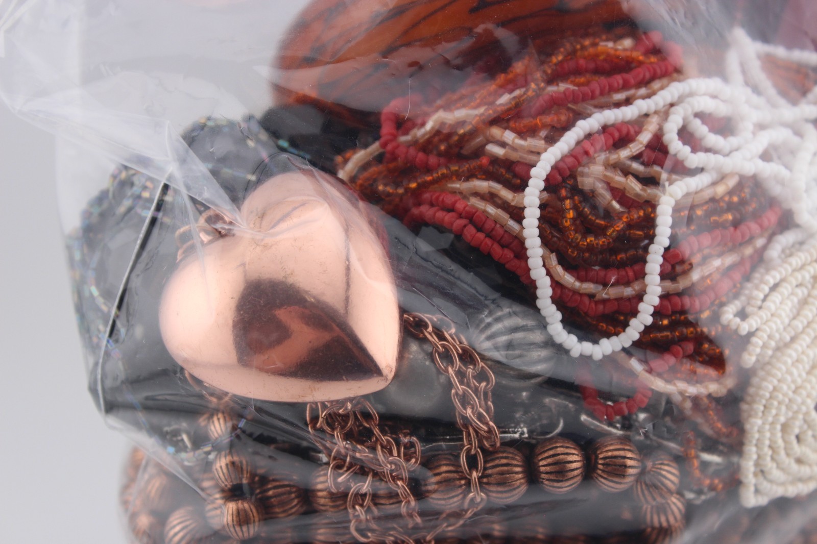 Lot 5 pounds 11 ounces mystery bag jewelry necklaces bracelets