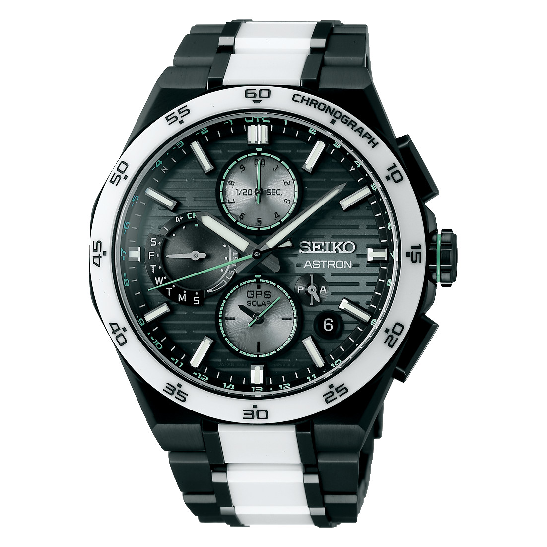 Seiko Astron GPS Solar LE Titanium 43.3 MM Black Dial Watch SSH185J1
