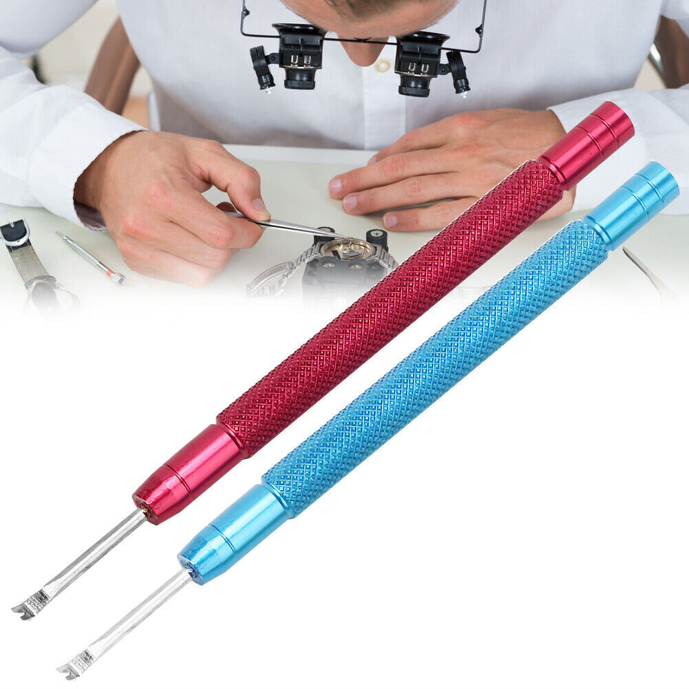 2PCS Metal Precision Watch Hand Remover Pin Lever Replace Watchmaker Repair Tool