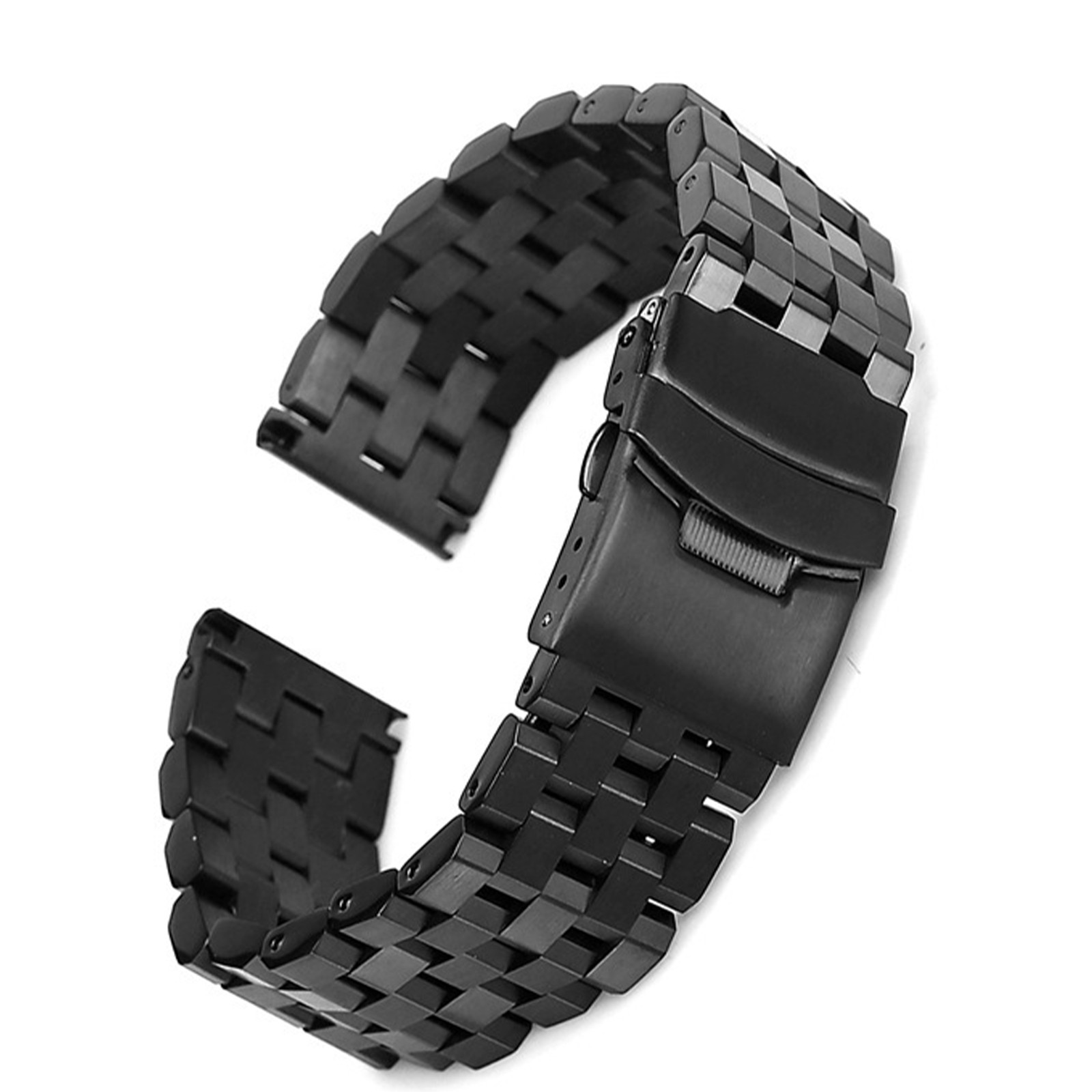 20/22/24mm Width Watch Band Strap Bracelet Link Solid Watchband Replacement-