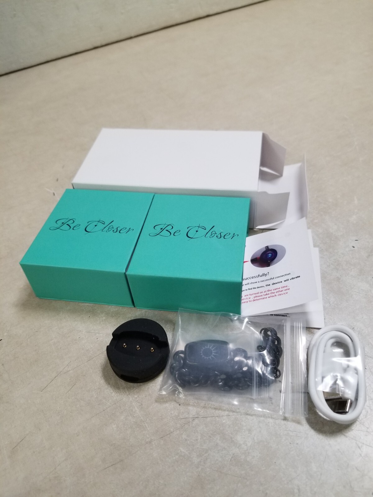 Unbranded Long Distance Touch Bracelets for Couples Vibration Light up Bluetooth