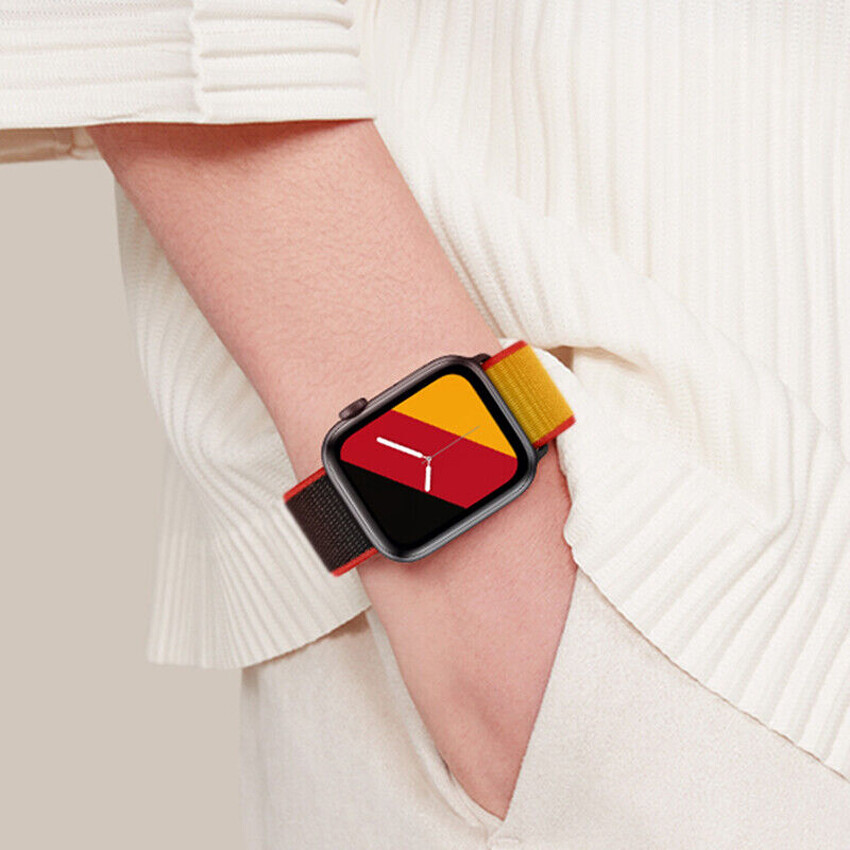Woven Nylon Loop For Apple Watch Series 11-1 Ultra SE Sport Band Strap 38mm-49mm
