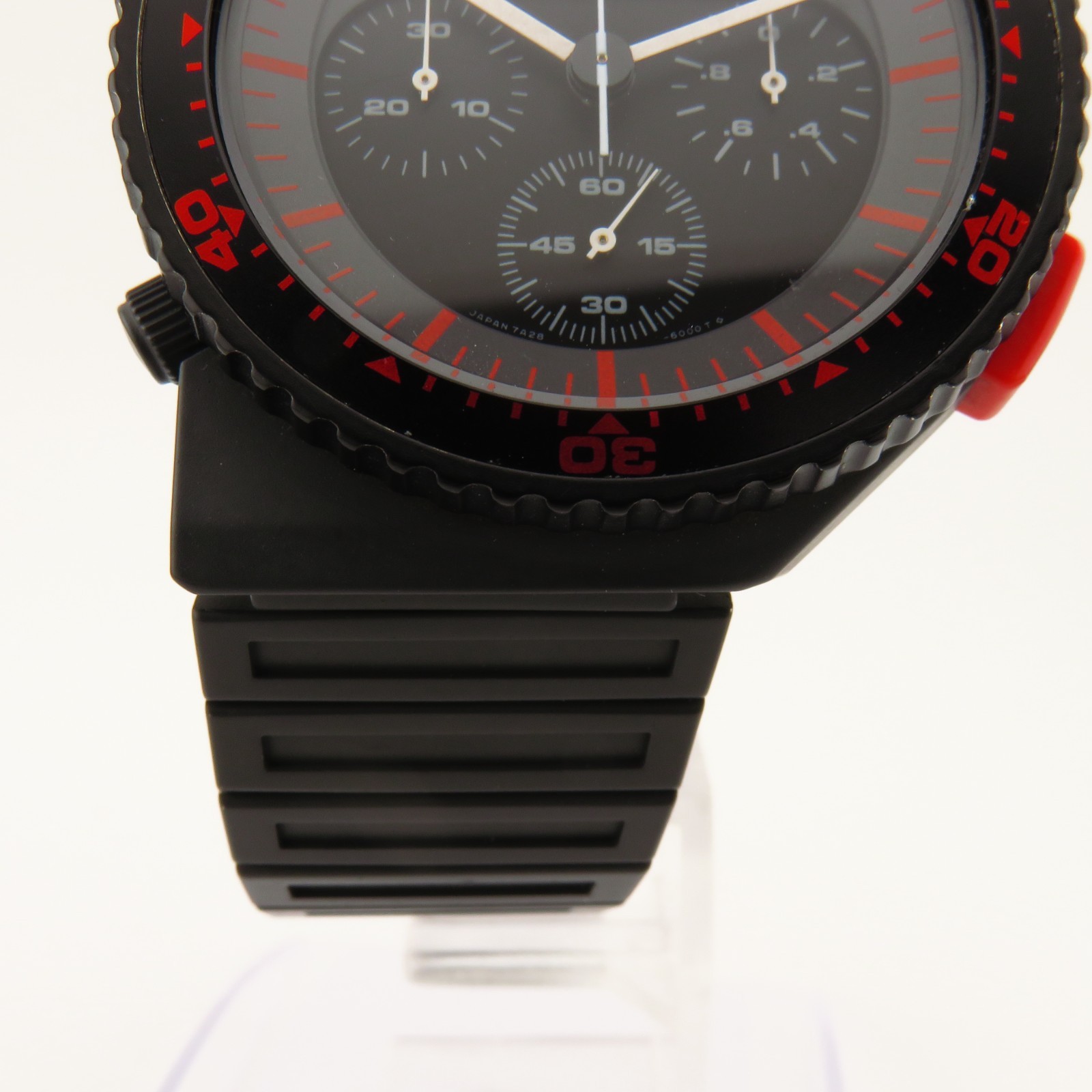 Seiko 7A28-6000 Giugiaro Design Serviced Quartz Chronograph Aliens Bishop Vintag