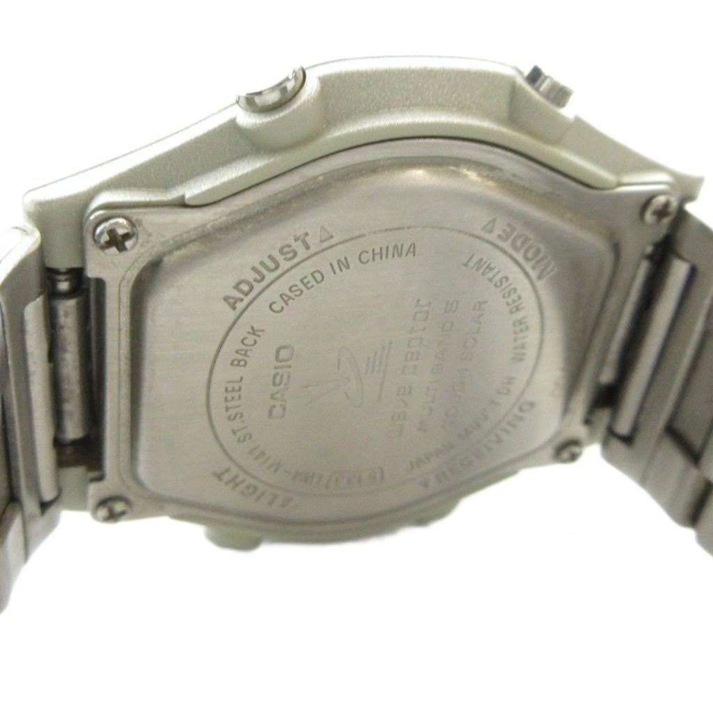 CASIO LWA M141 Wristwatch Watch Tough Solar with Calendar Pink Dial Silver Color