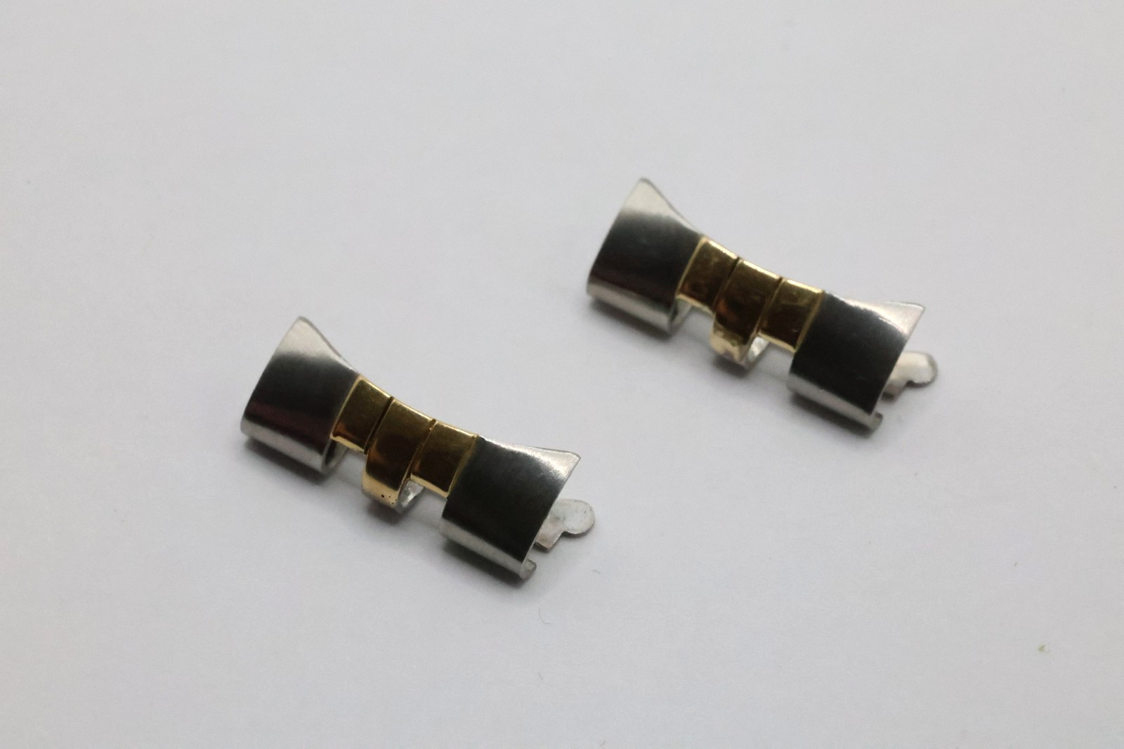 Authentic 16013 Rolex End Links 18k Yellow Gold & Stainless Steel Un Marked #631