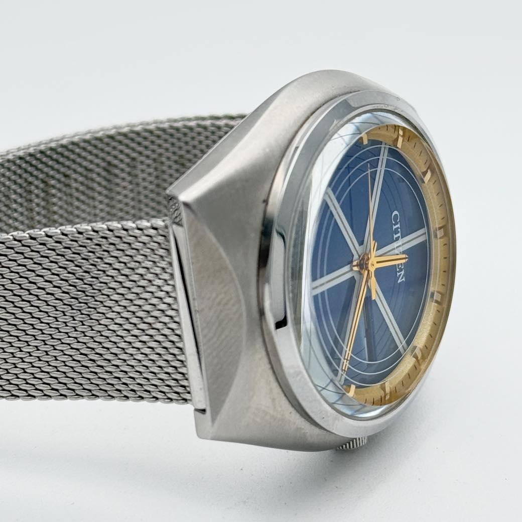 Citizen Record Label Prototype Design Eco-drive Solar Mens Wristwatch