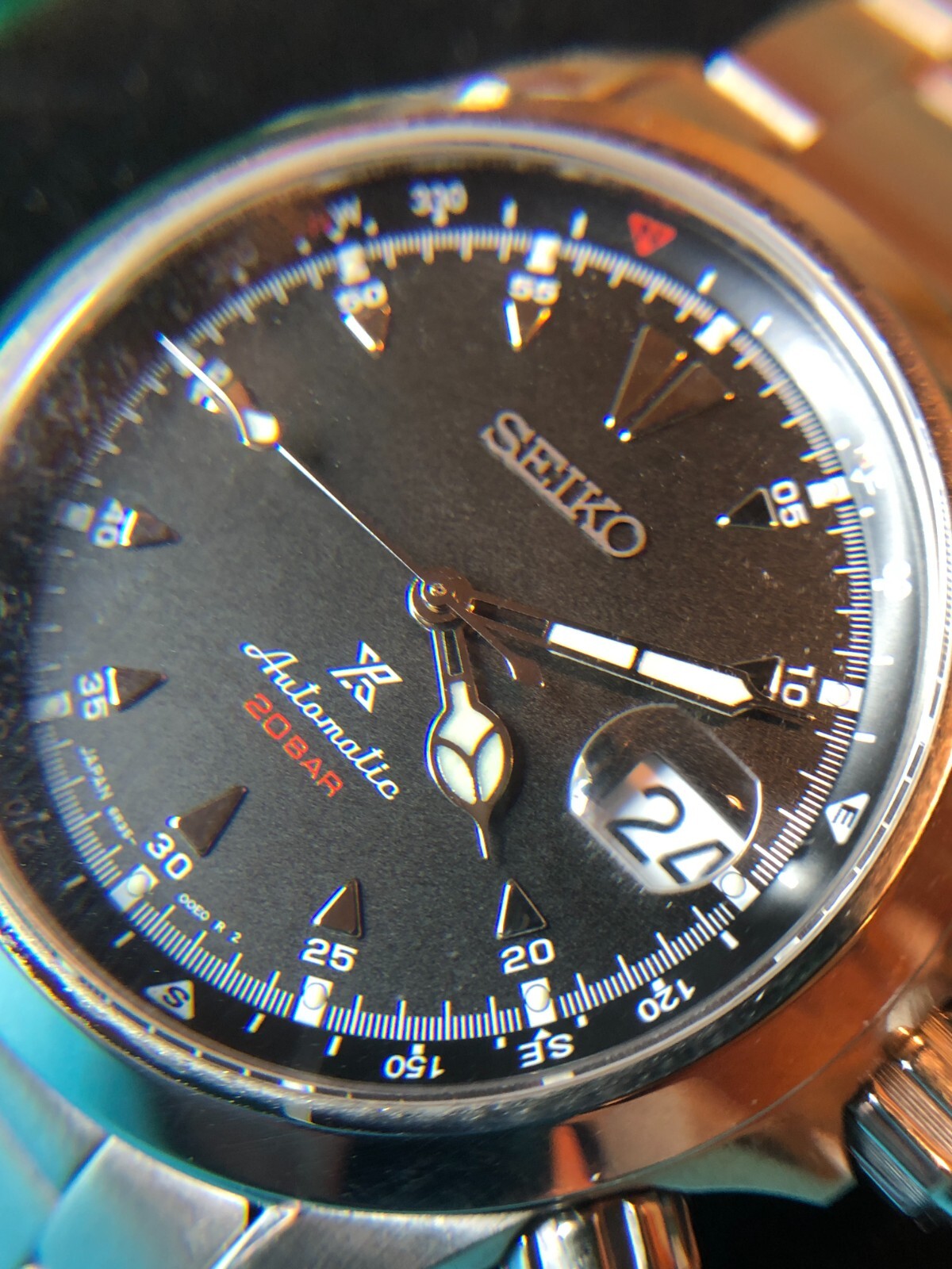 Seiko Alpinist Men’s Black Watch – SPB117J1