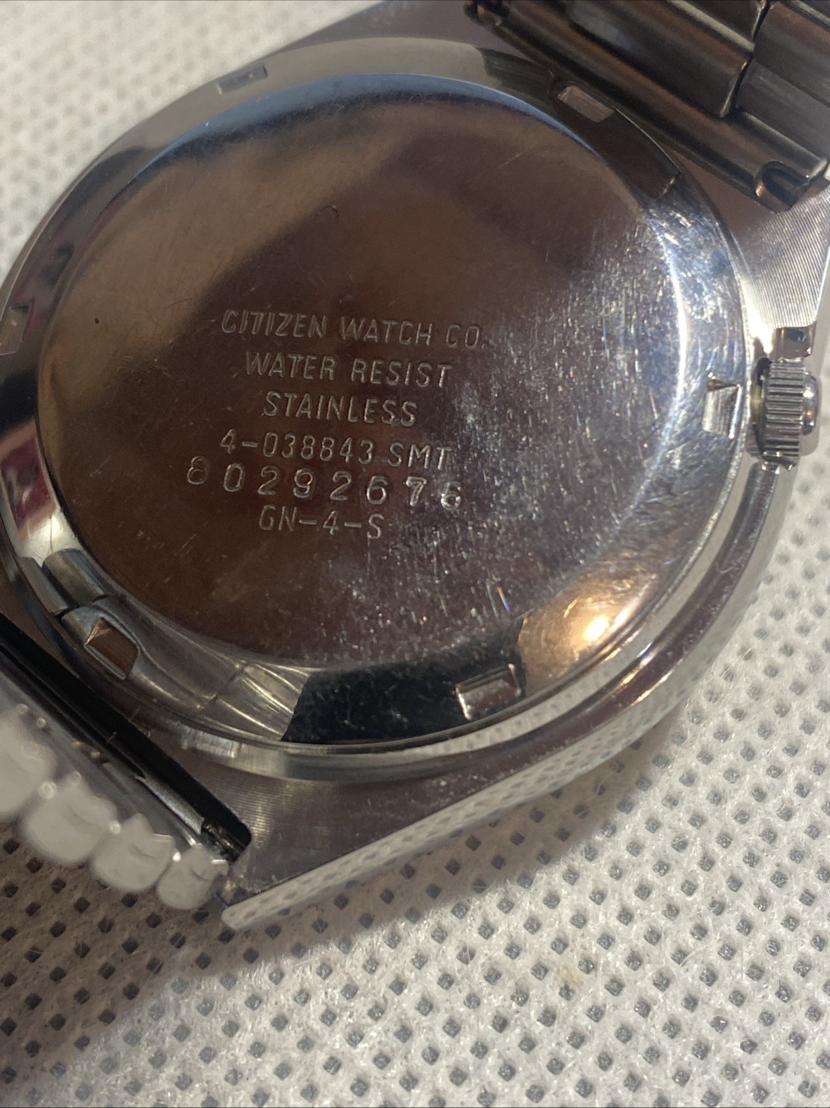 Vintage Citizen Eagle 7 4-038843 SMT Automatic 21 Jewels Day Date Mens Watch