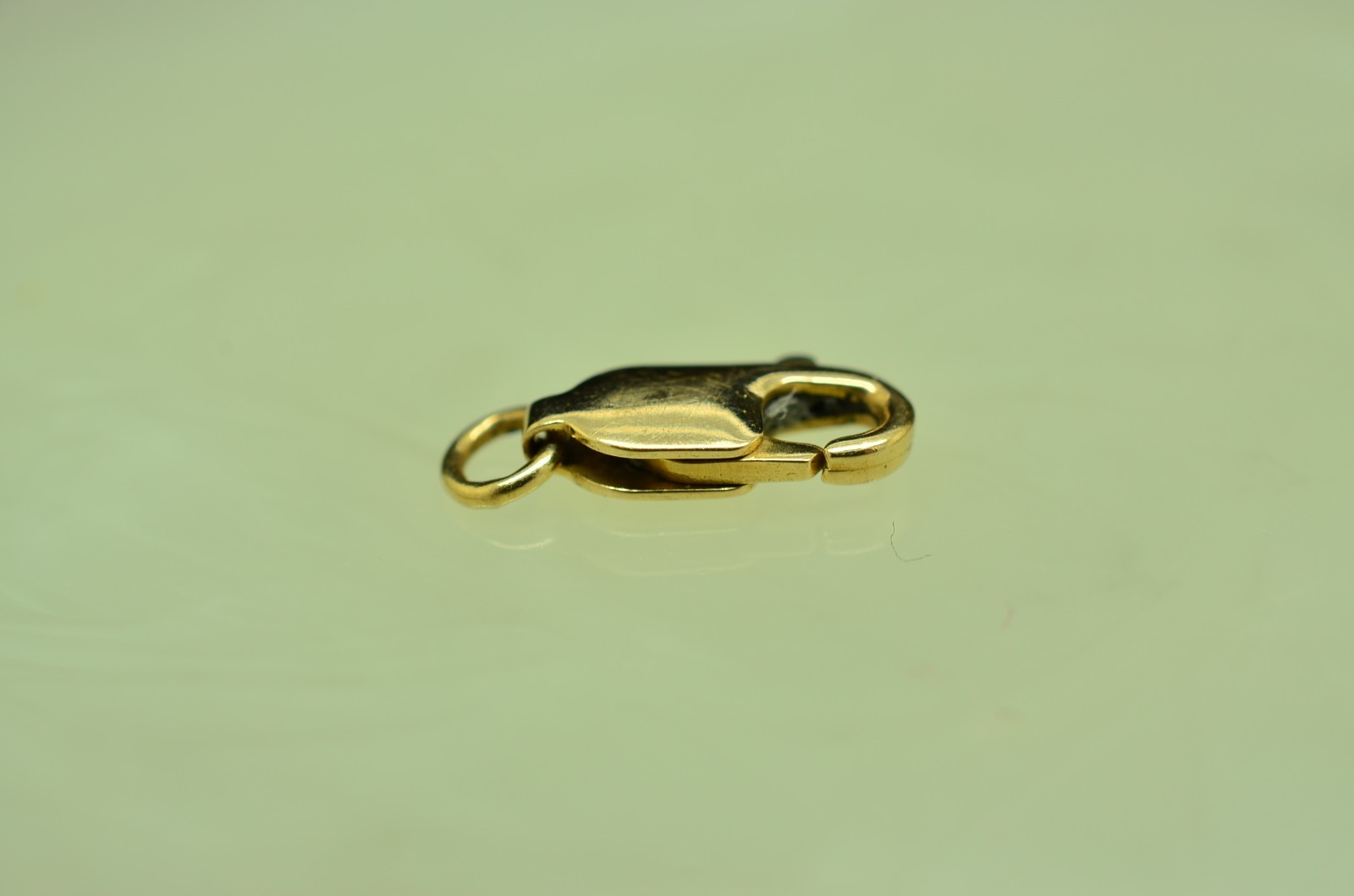 14K Yellow Gold Lobster Claw Clasp 10.0mm x 3.6mm 0.5g