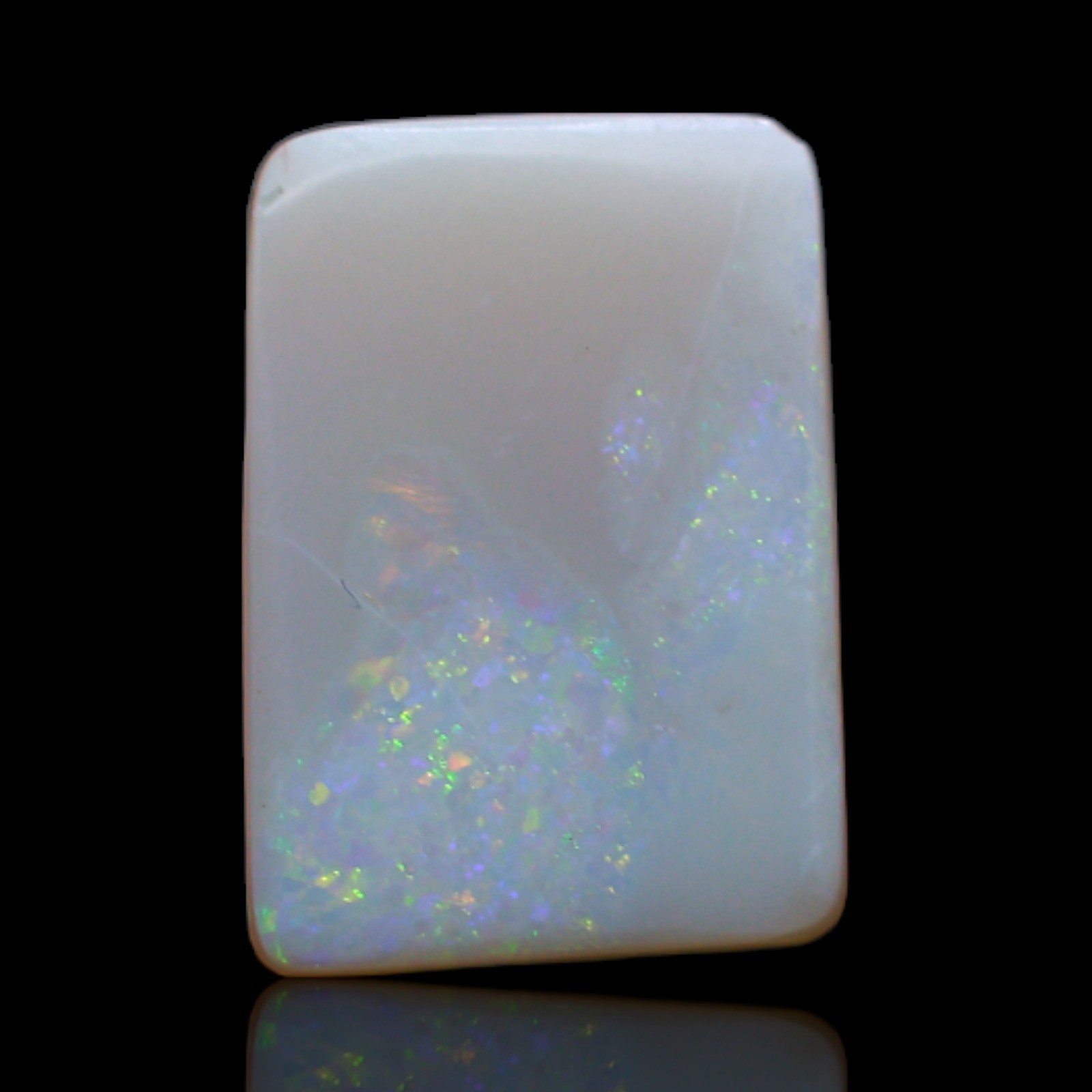 2.85 Cts Natural Square Fire Opal Cabochon Handcrafted Pendant Making 11x7x3 mm