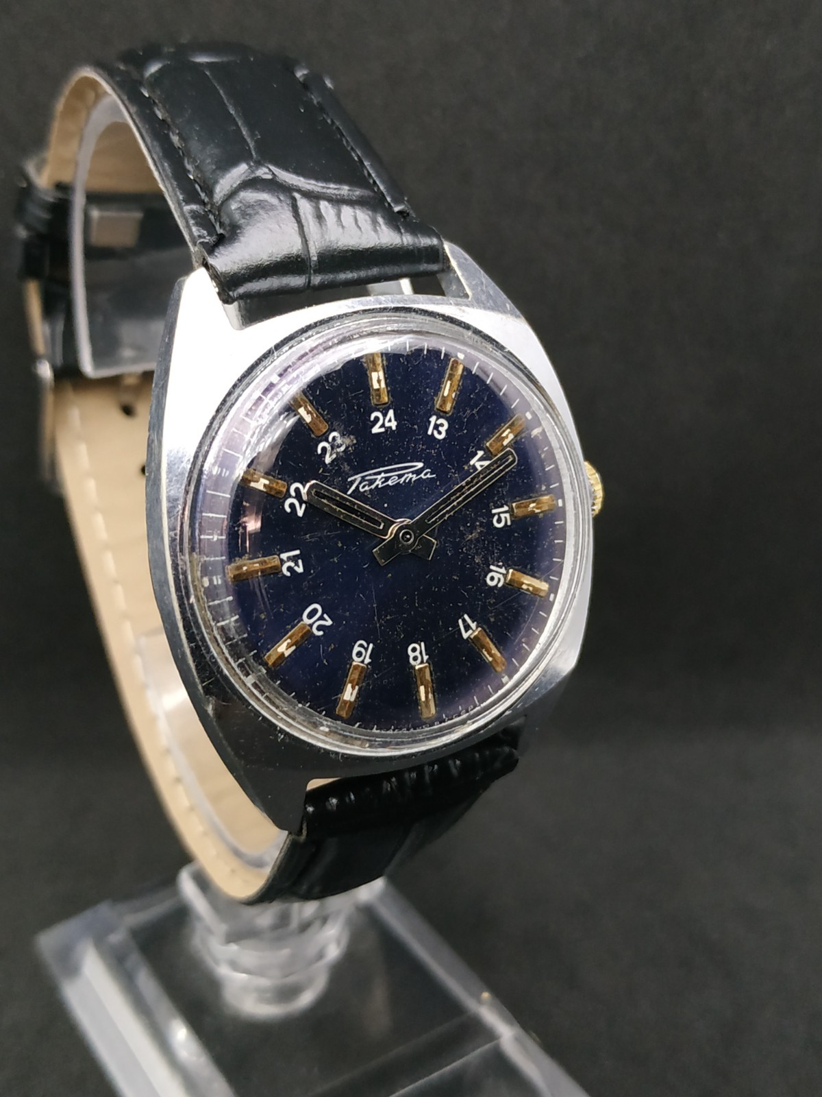 Men’s Dress Casual Vintage USSR Watch Raketa Mechanical 2609.HA Retro Soviet ☭