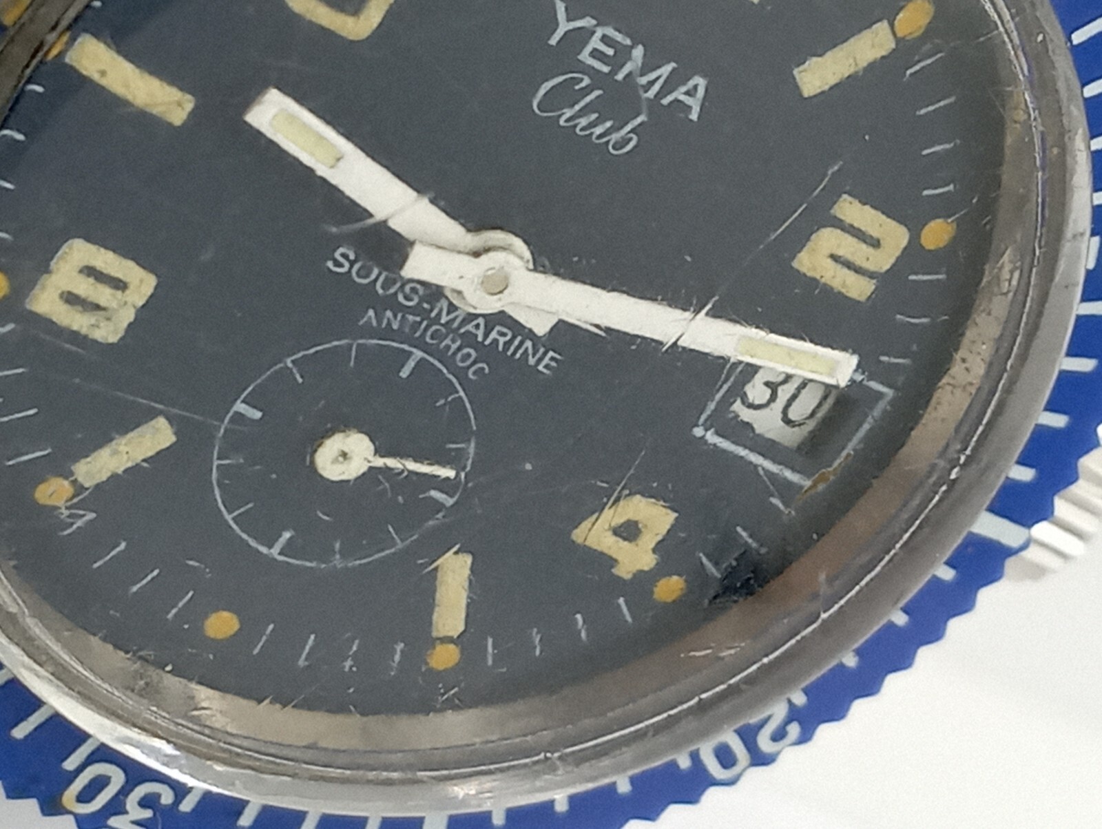 Vintage Skin Diver YEMA CLUB SOUS – MARINE cal. FE 233-69-E21 Working Watch