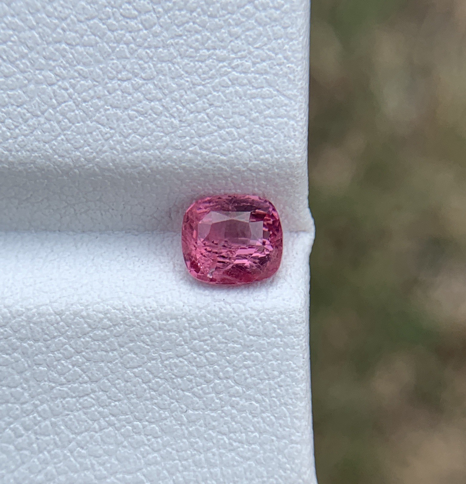 Natural Mahenge Pink Spinel 1.06ct Cushion Cut Tanzania Loose Gemstone