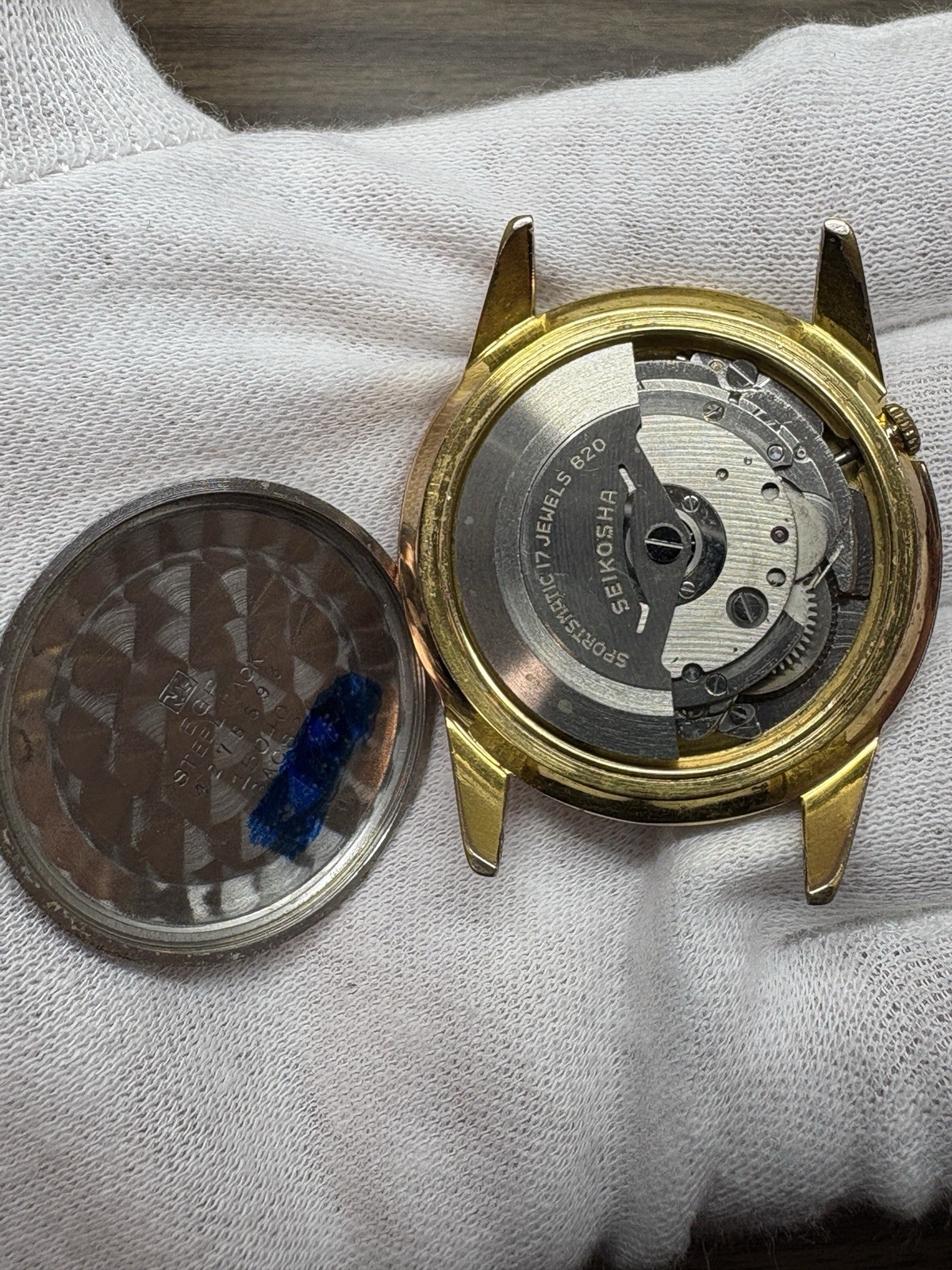 SEIKO Sportsmatic Calendar 820 15040D Vintage 1964 Automatic Overhauled Japan