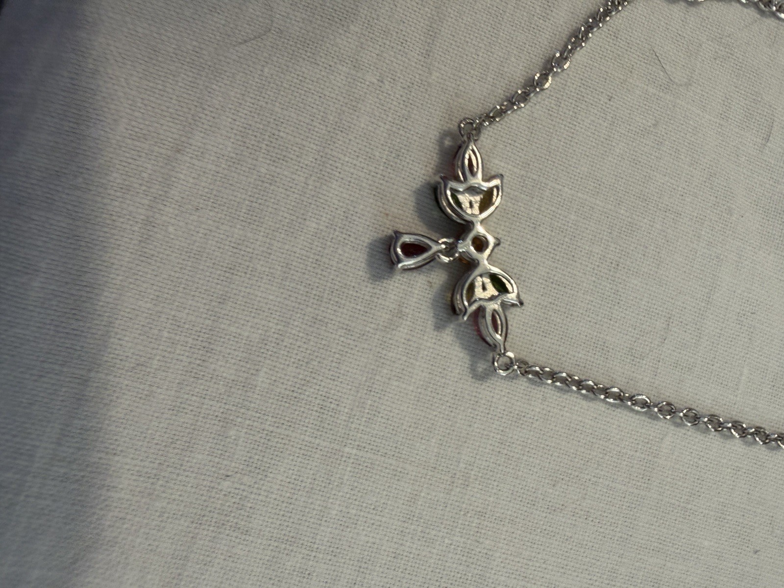 Sterling Silver Adjustable To 20 Inches Tourmaline AAA Necklace