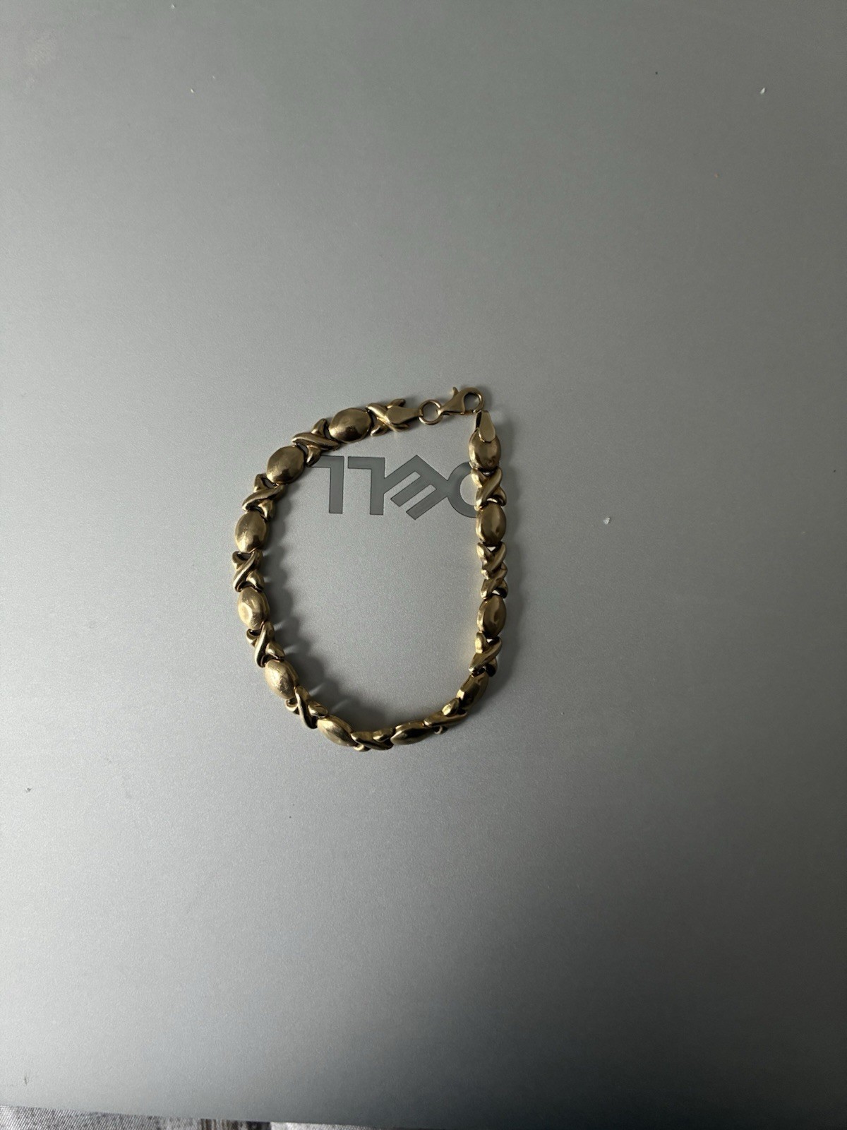 10k Gold Xoxo Vintage Bracelet 7 Inches