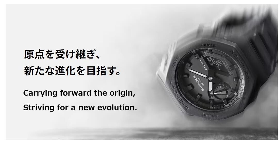 New Casio OAK G-Shock GA2100-1A1 A/D Digital Carbon Resin Black Out Men’s Watch