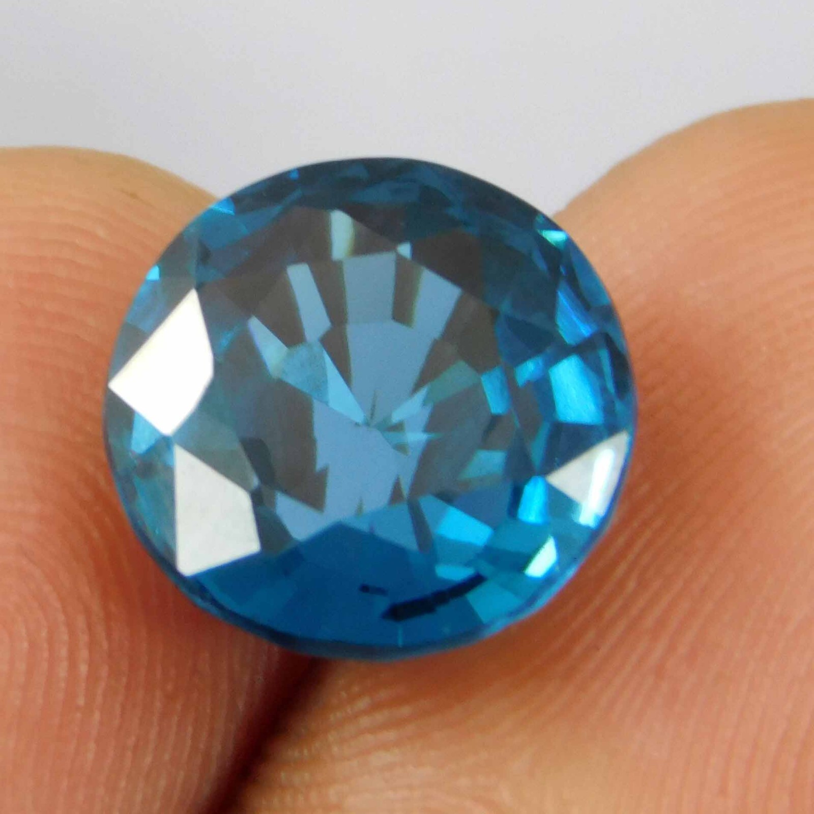 Natural 6.65 Ct kenya Blue Tsavorite Garnet Round Cut CERTIFIED Loose Gems