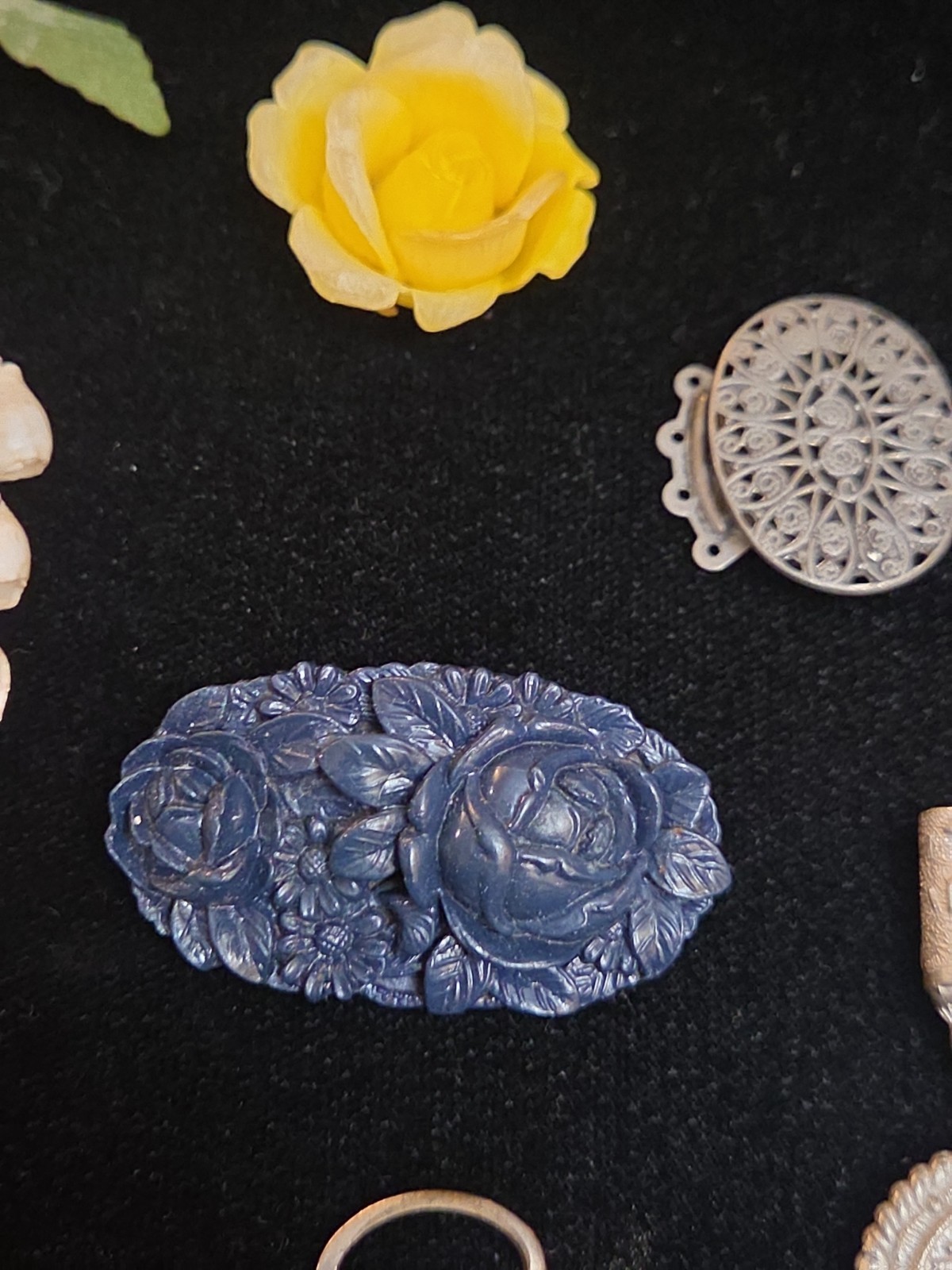 Antique Vintage Jewelry Findings Mixed Lot For Repair Restoration Junk GF