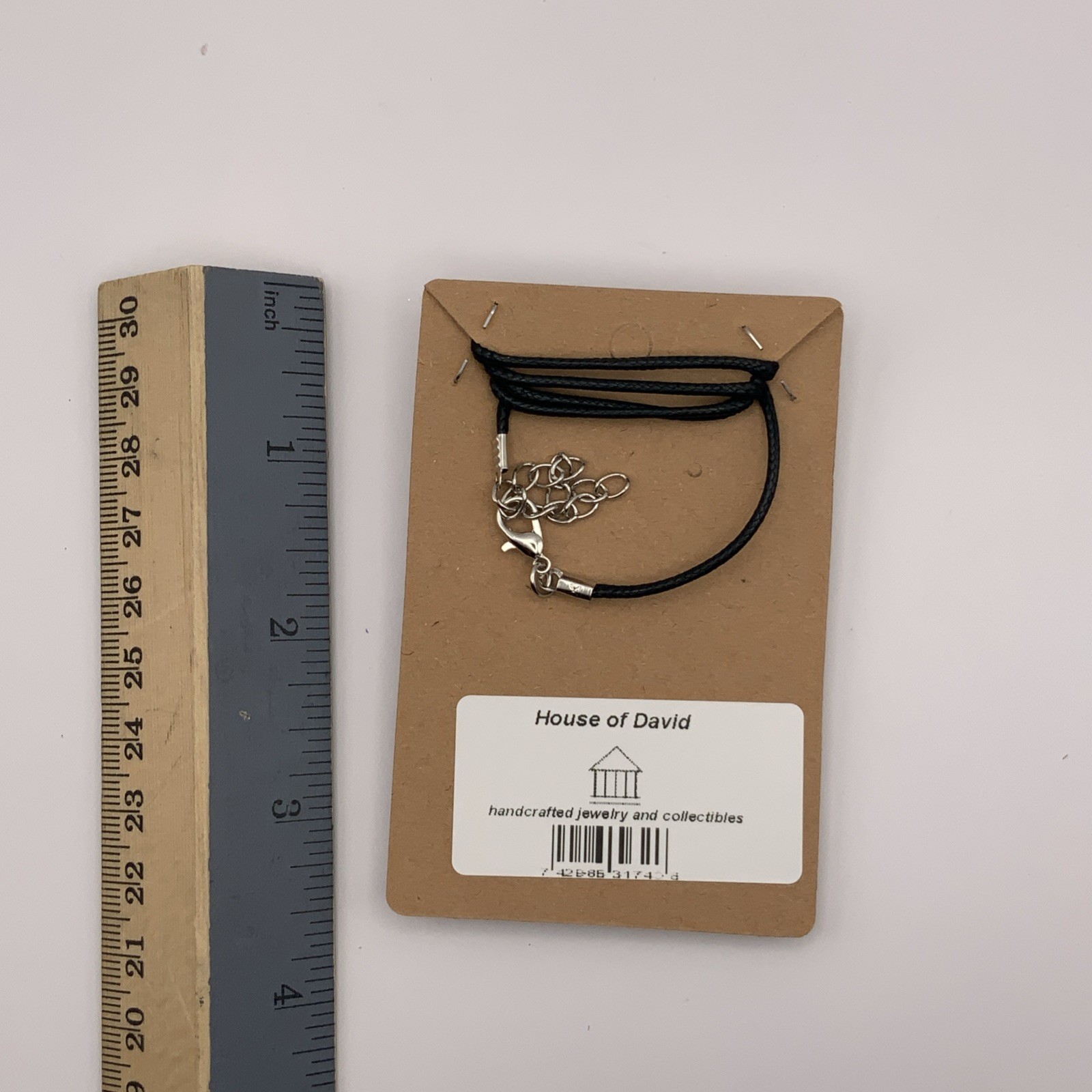 House Of David Handmade Cross Necklace Golden Ember