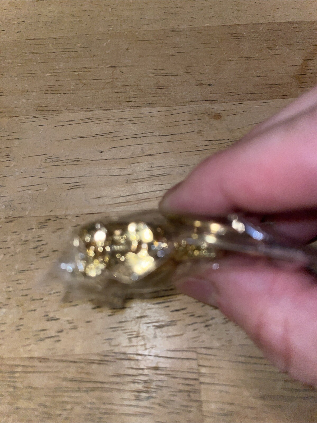 Elephant Bangkok Trinket Box Keychain Gold Tone New
