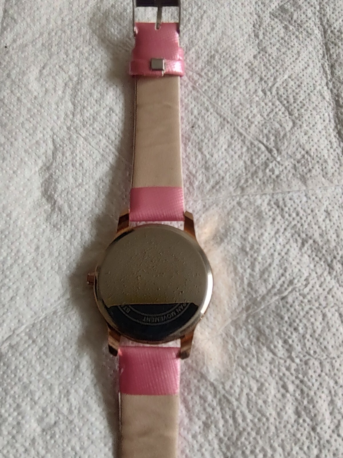 Bachaa Party Watch Pink tone Crystals leather Strap Women girls female