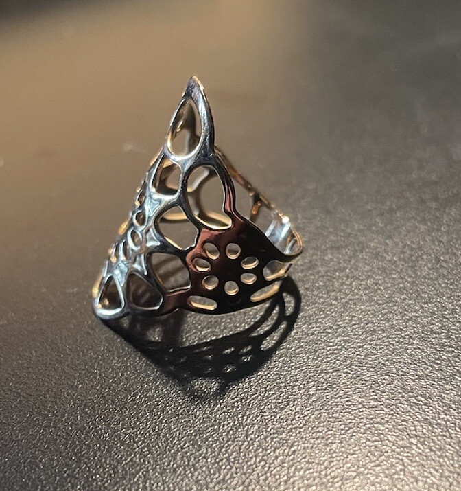 Thomas Sabo Filigree Silver Gilded Ring Size 7 (ish)