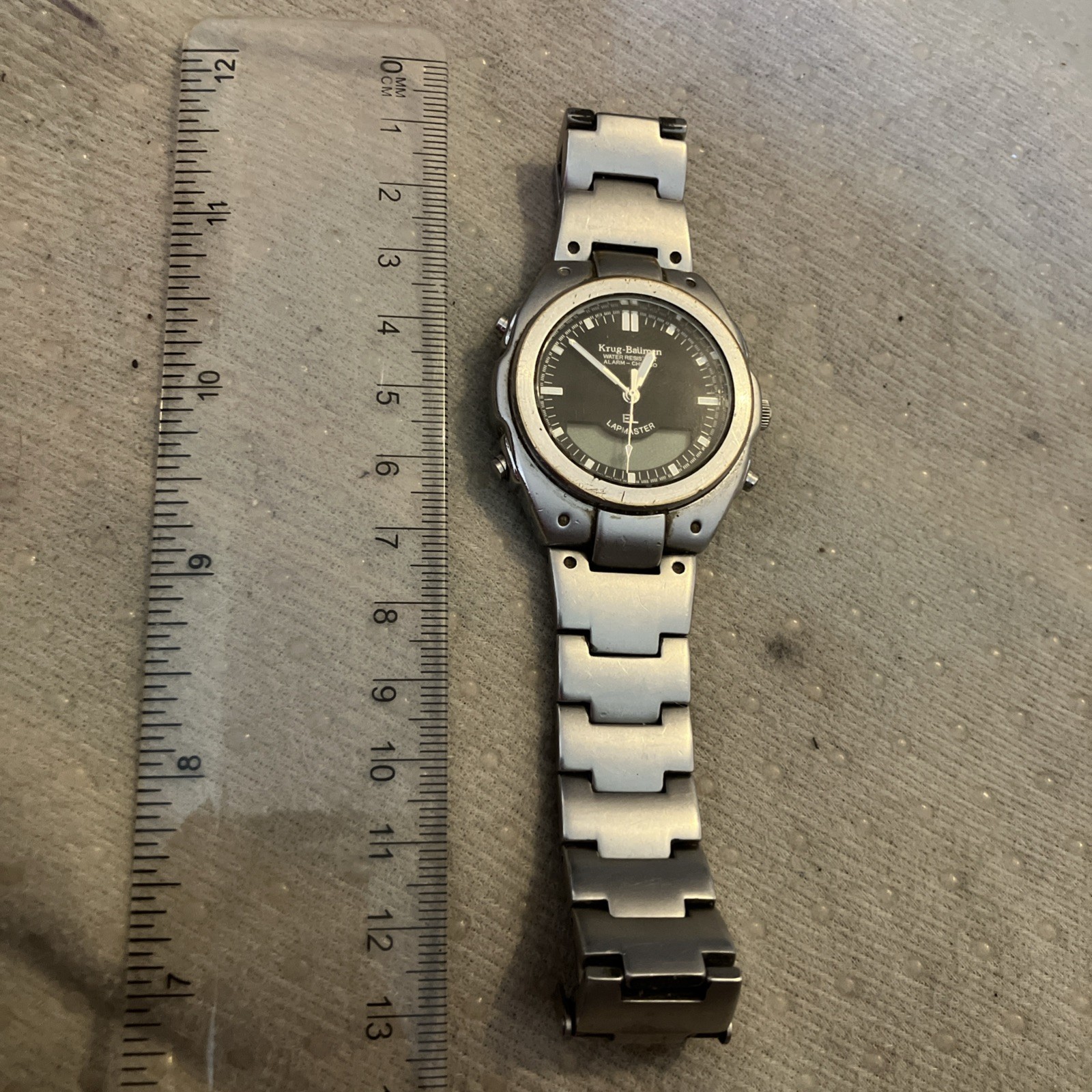 Krug-Baumen EL Lapmaster Men’s Watch Untested BRD