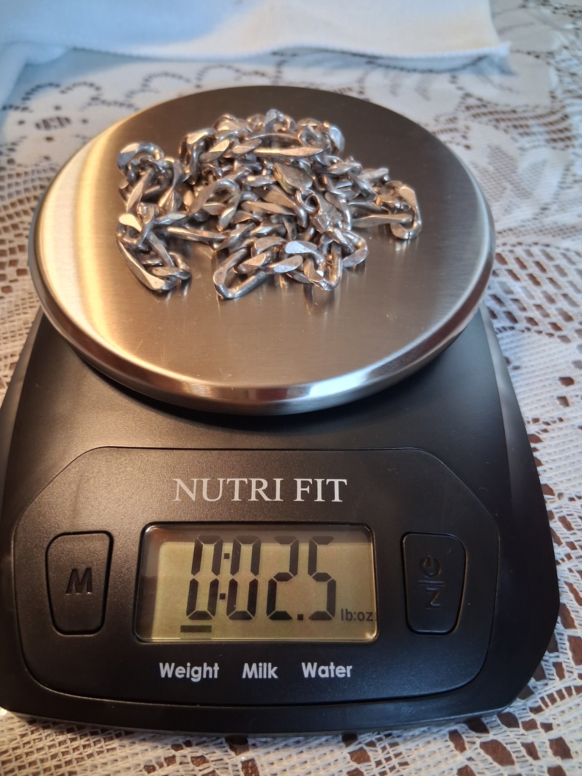 Heavy 70g Vintage Italian 925 Sterling Silver Figaro Chain Necklace &…