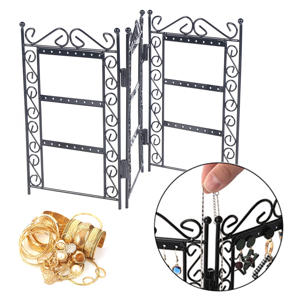 Screen Accessory Rack Jewelry Organizers Earring Holder Display Stand Foldable