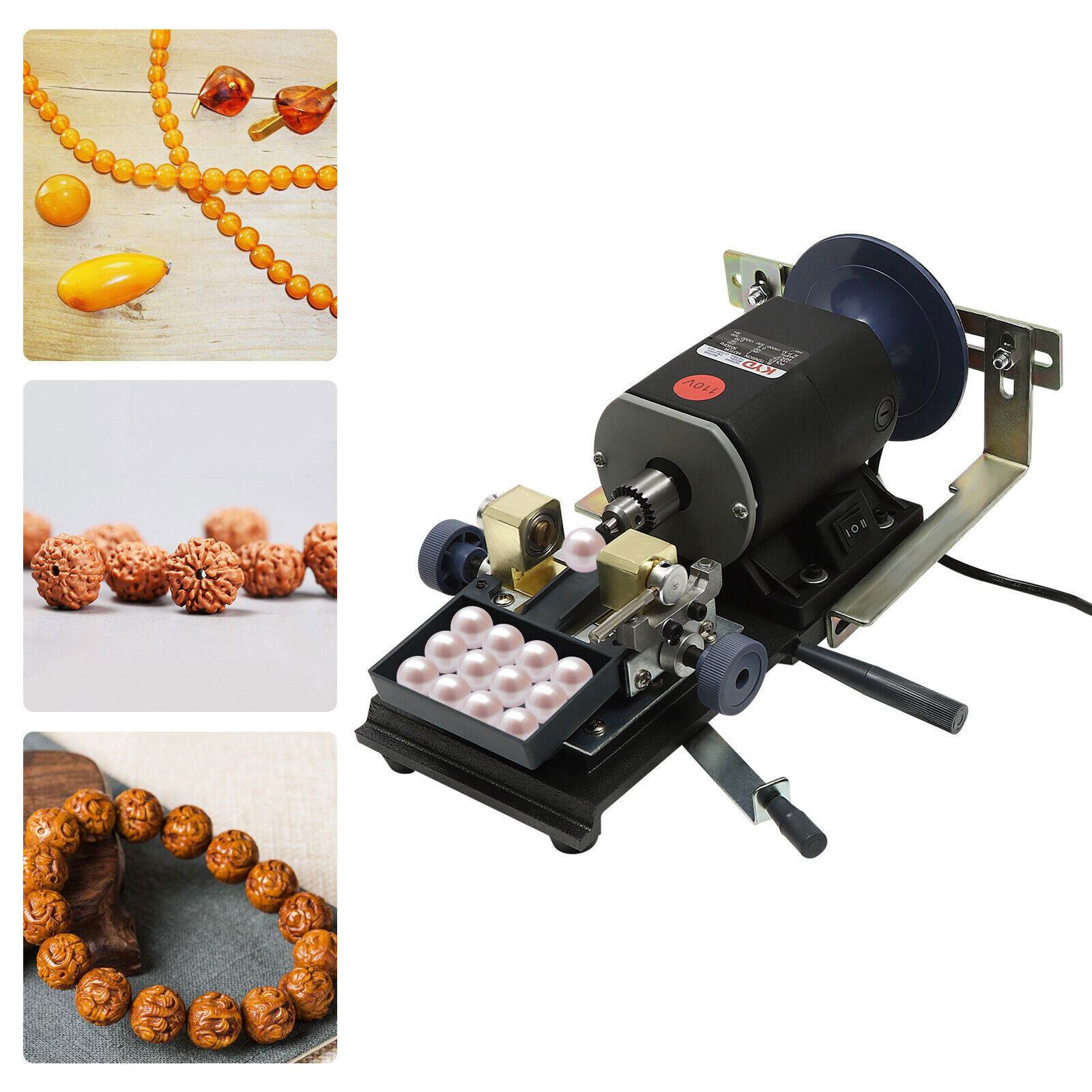 Pro Pearl Drilling Machine Coral Driller Bead Polishing Jewelry Store 450W/ 680W