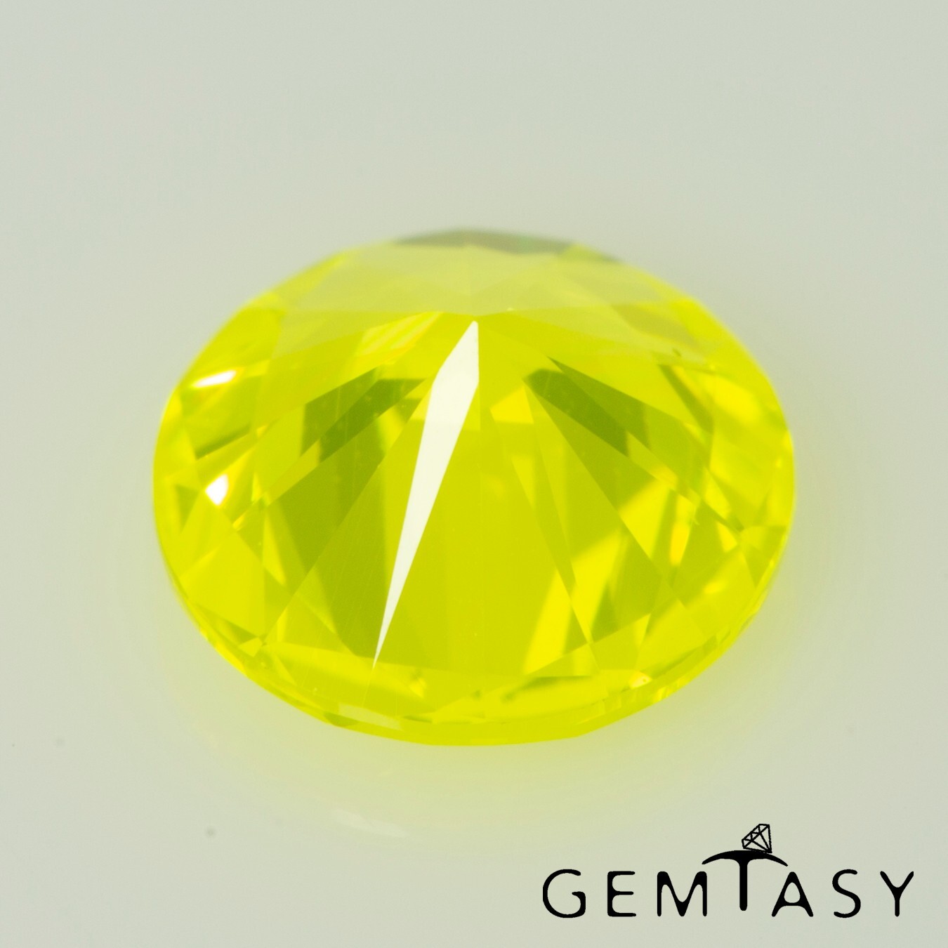 Cut stone – YAG Neon Czochralski (Pulled) lab grown, facet Round 6mm 1.01-1.18ct