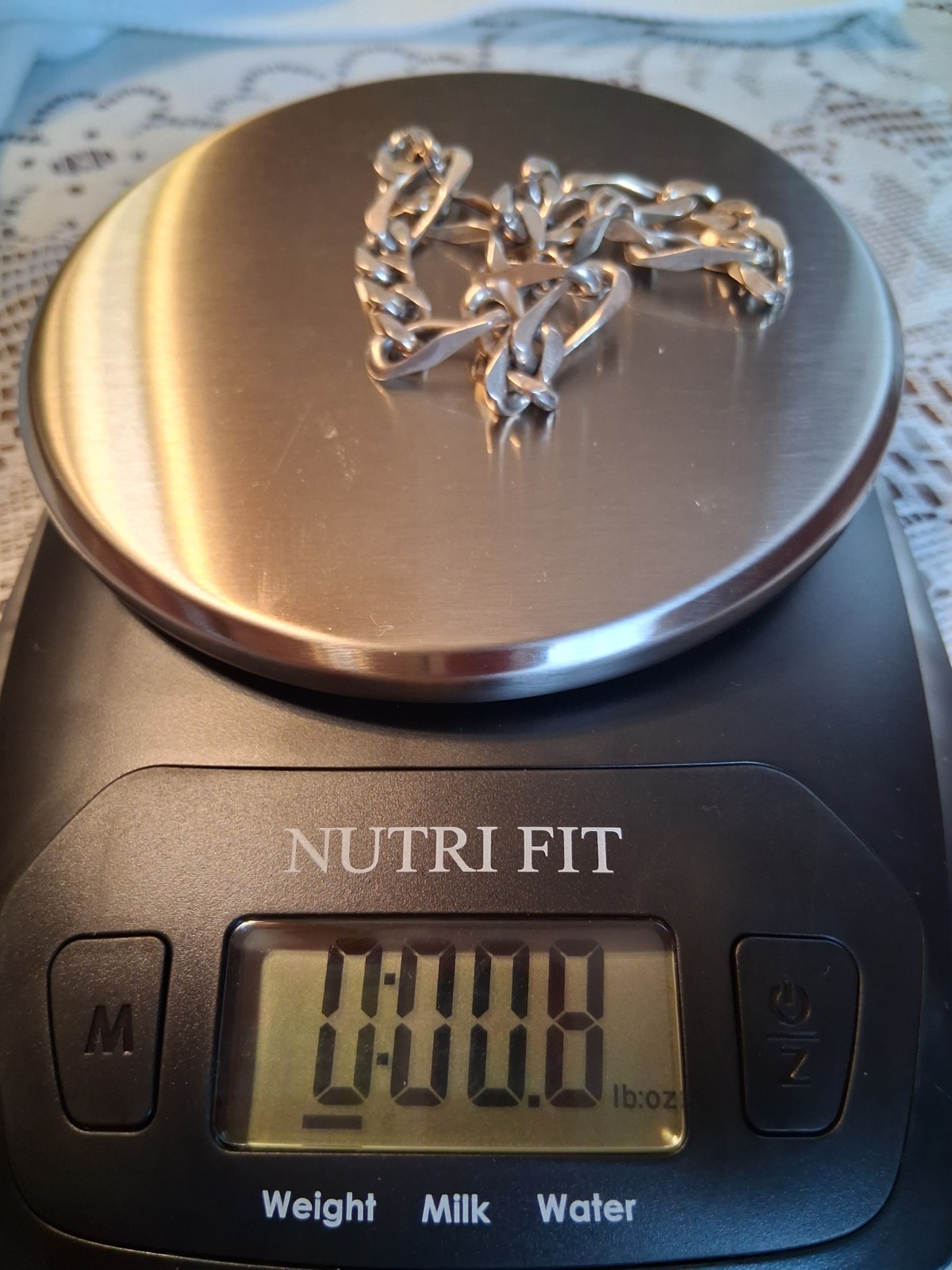 Heavy 70g Vintage Italian 925 Sterling Silver Figaro Chain Necklace &…