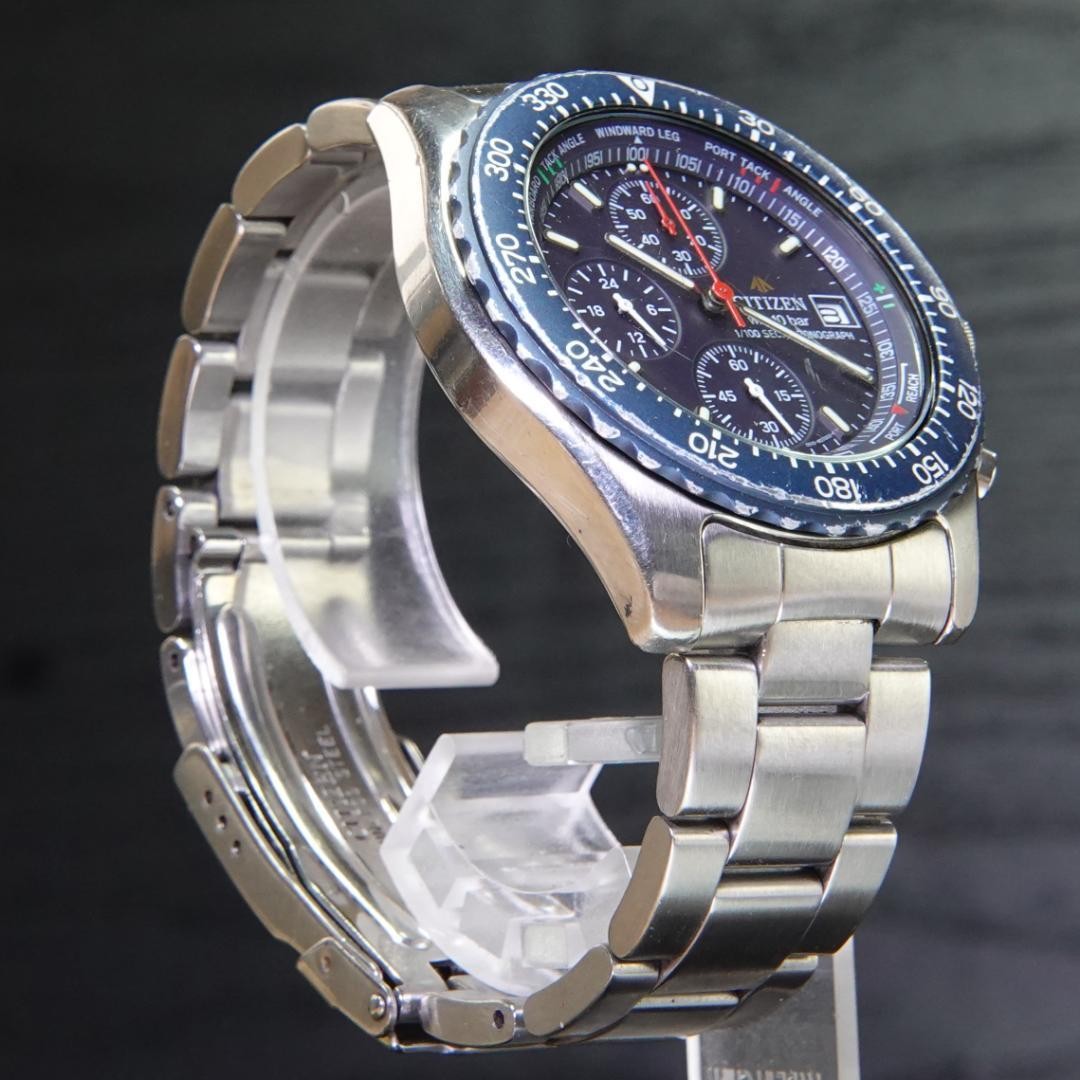 Citizen Promaster Quartz Chronograph 40x45mm Retro wrist 16cm/6.3in