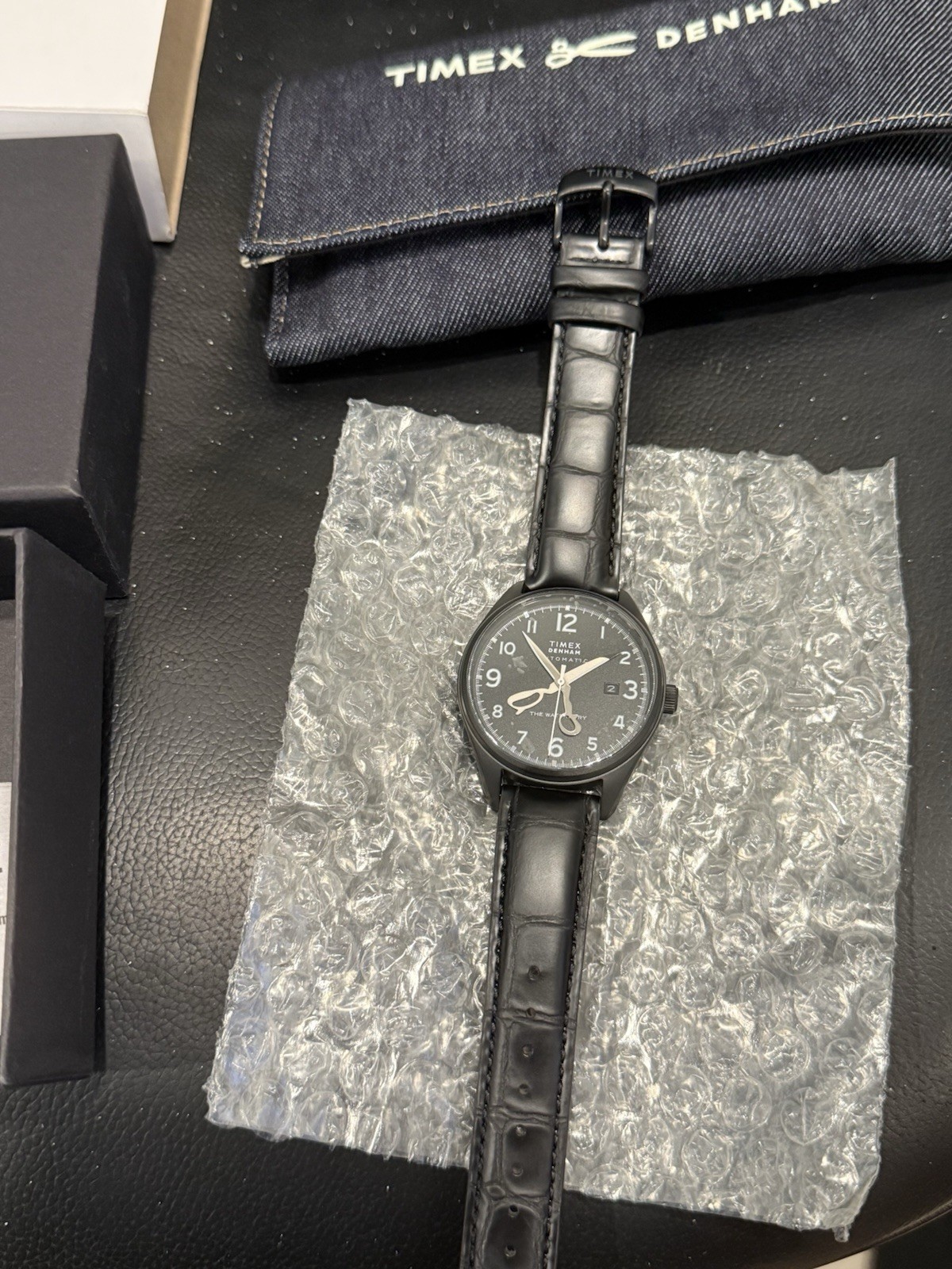 TIMEX X DENHAM WATERBURY TRADITIONAL AUTOMATIC 42MM WATCH NEW UNWORN