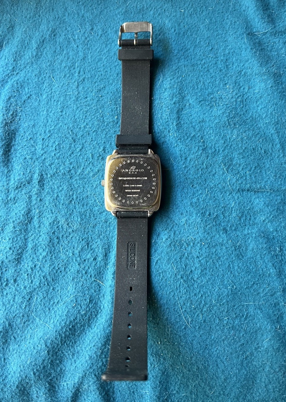 Android Men’s Wrist Watch Made In Japan Crystal Needs Battery Light Wear