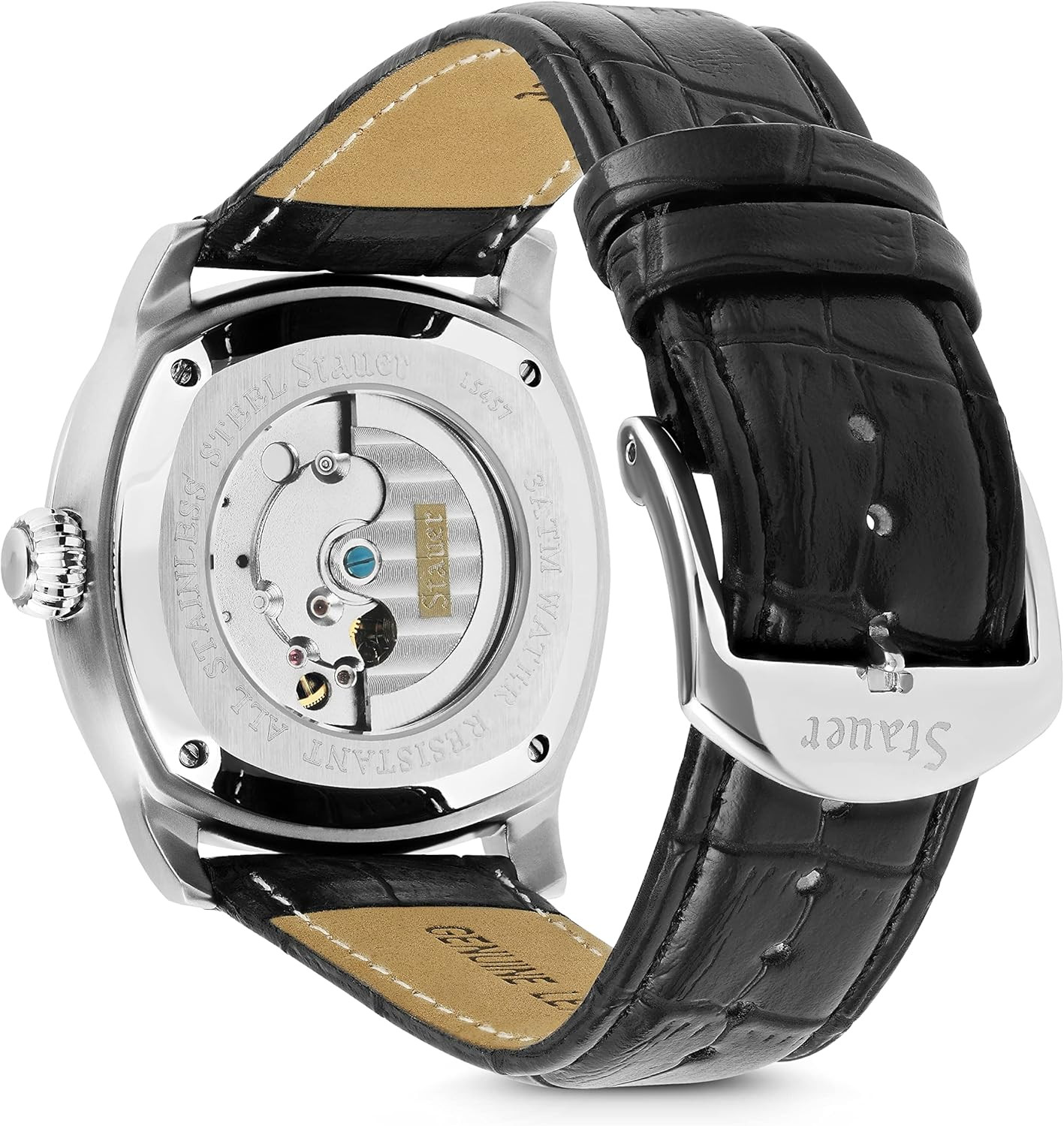 1930 Dashtronic Watch – Cotswold Genuine Mens Watches Leather Band W/Stainless S