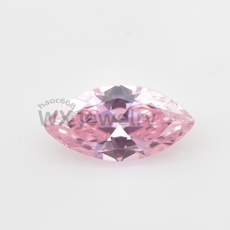 100pcs 1.5×3~10x20mm Pink colore Marquise Loose Cubic Zirconia 5A Wholesale