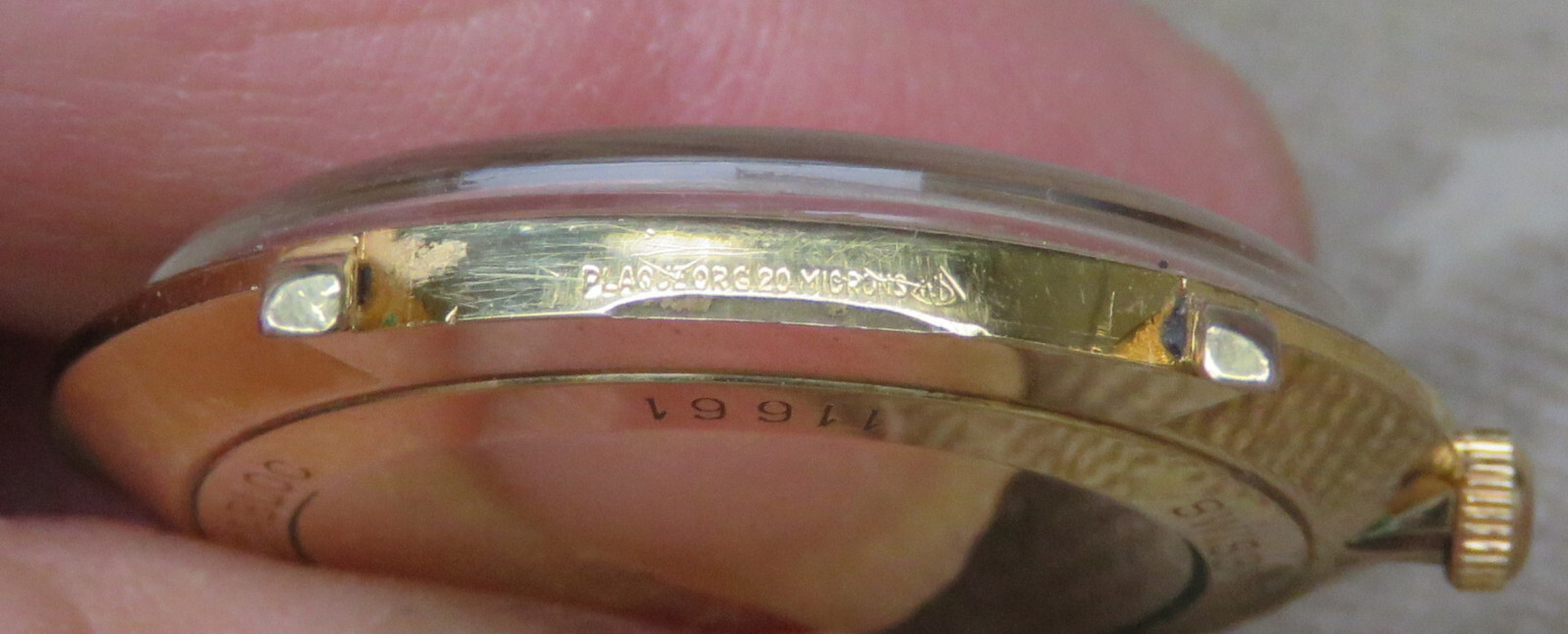 1960 ARDATH RAZOR EDGE 18K GOLD 20MC ETA PESEUX 7001 MANUAL 21J ULTRA THIN WATCH