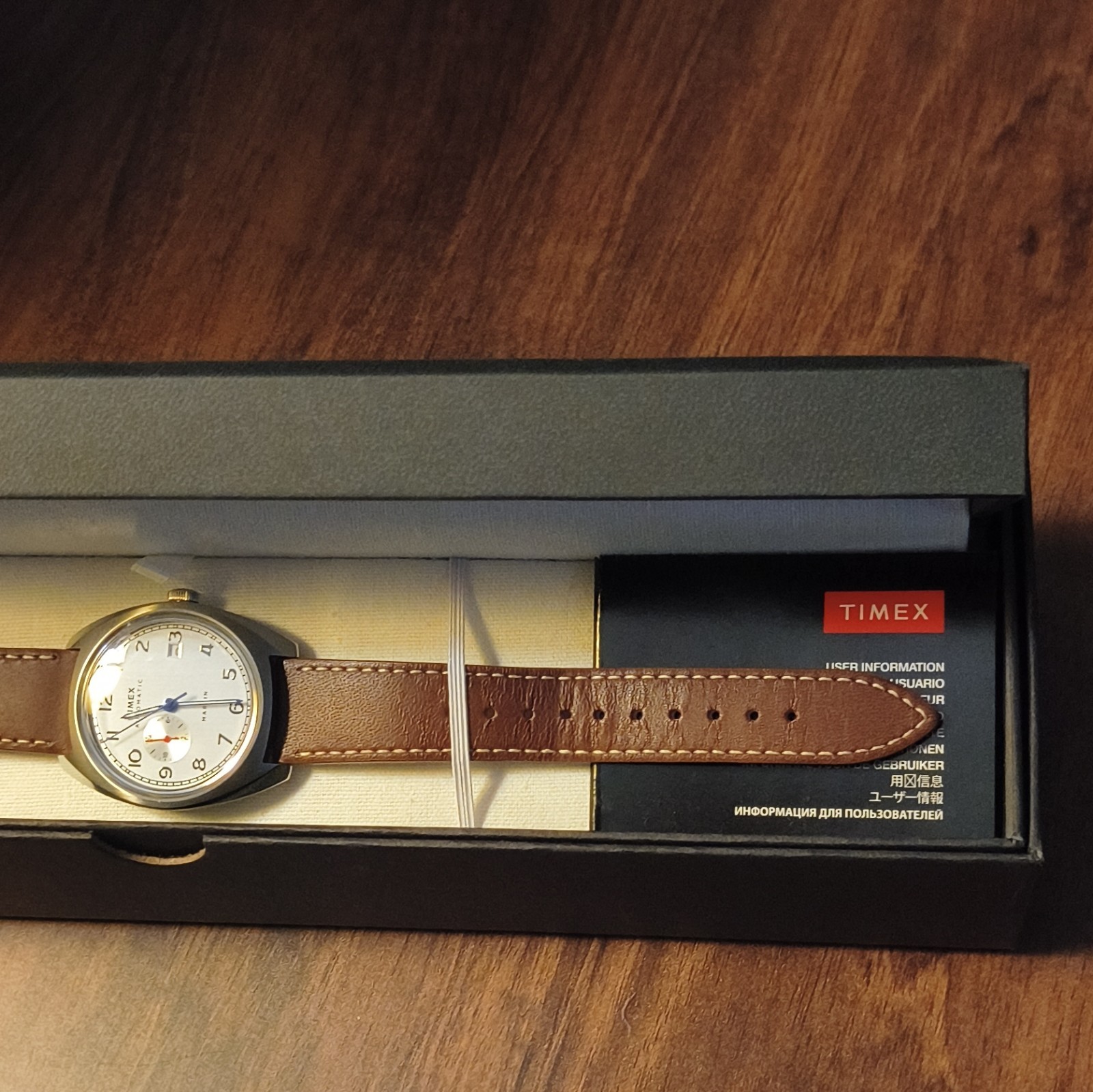 Timex Marlin Automatic Silver Dial Men’s Watch TW2V62000