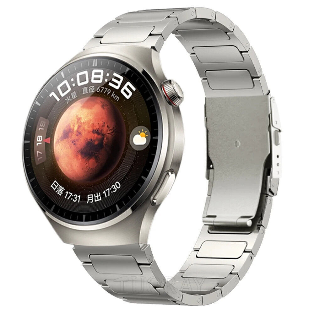 22mm Luxury Titanium Metal Strap for Fossil Watch Universal Wrist Band Bracelet