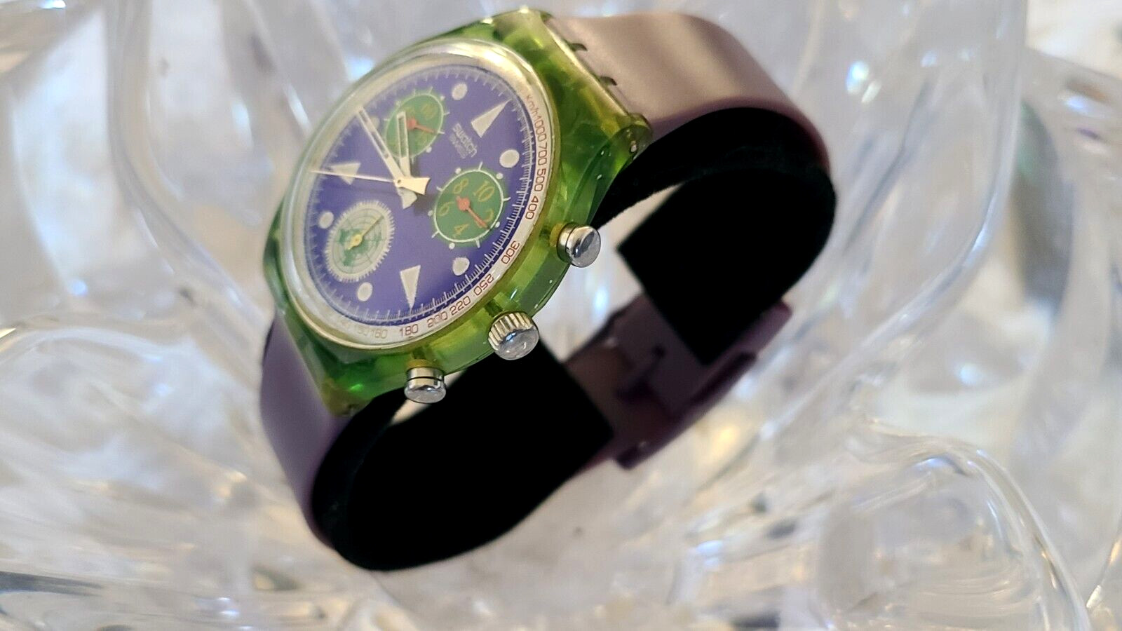Swatch Watch Chrono United Nations 50th Anniversary SCZ103 1995 ( X23)