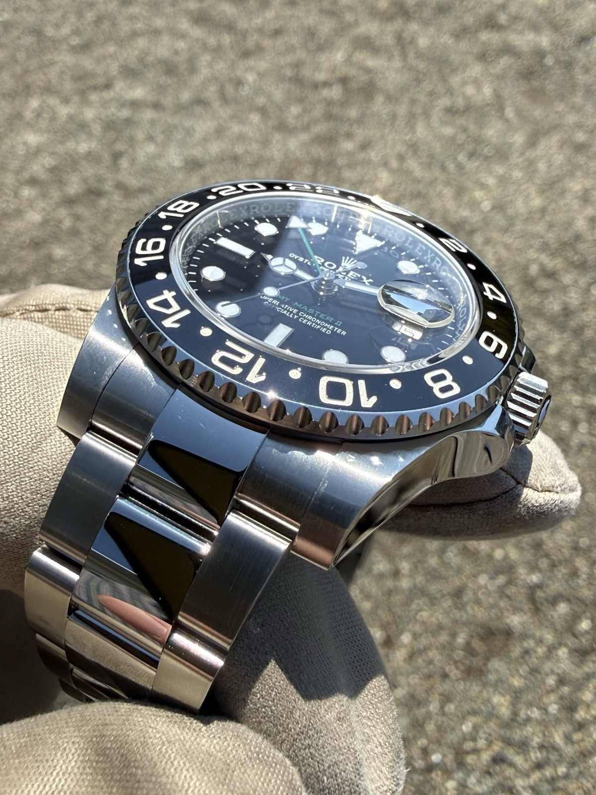 Rolex GMT-Master II 40mm Stainless Steel Black Dial 116710LN Watch