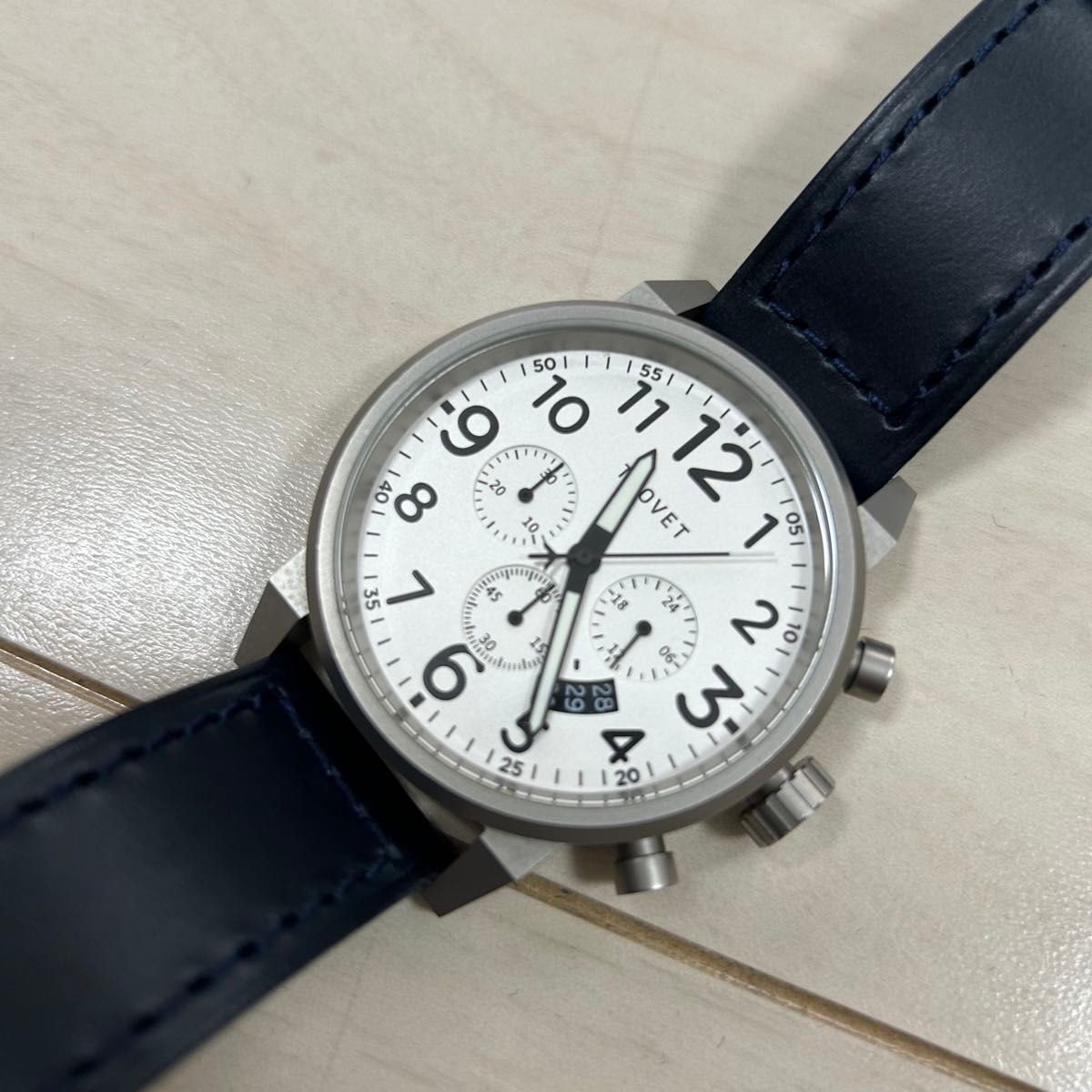 [B1P] TSOVET JPT TS44 Chronograph Stainless Steel Quartz Watch [p8w]