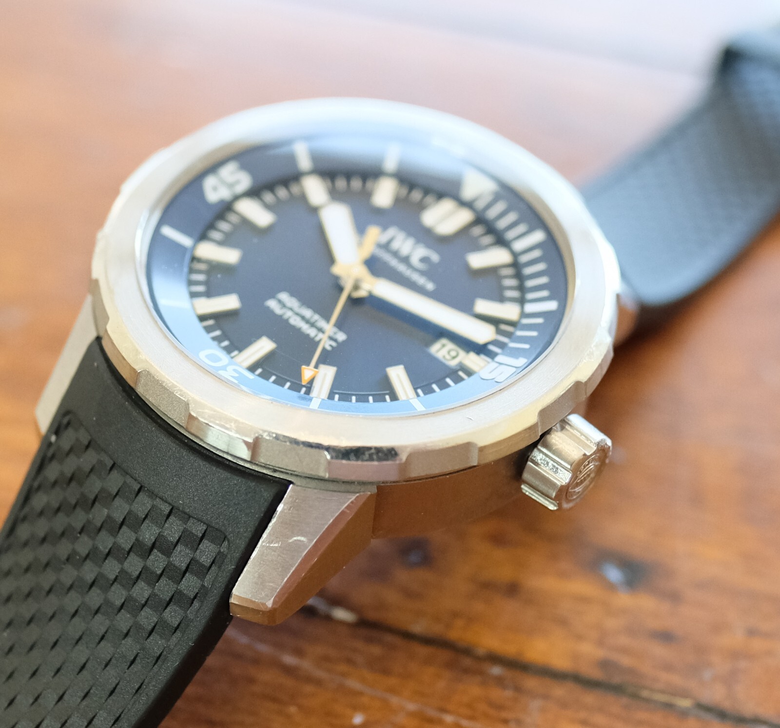 IWC Aquatimer Cousteau Automatic Steel Mens 42mm Watch IW3290-05 – Used