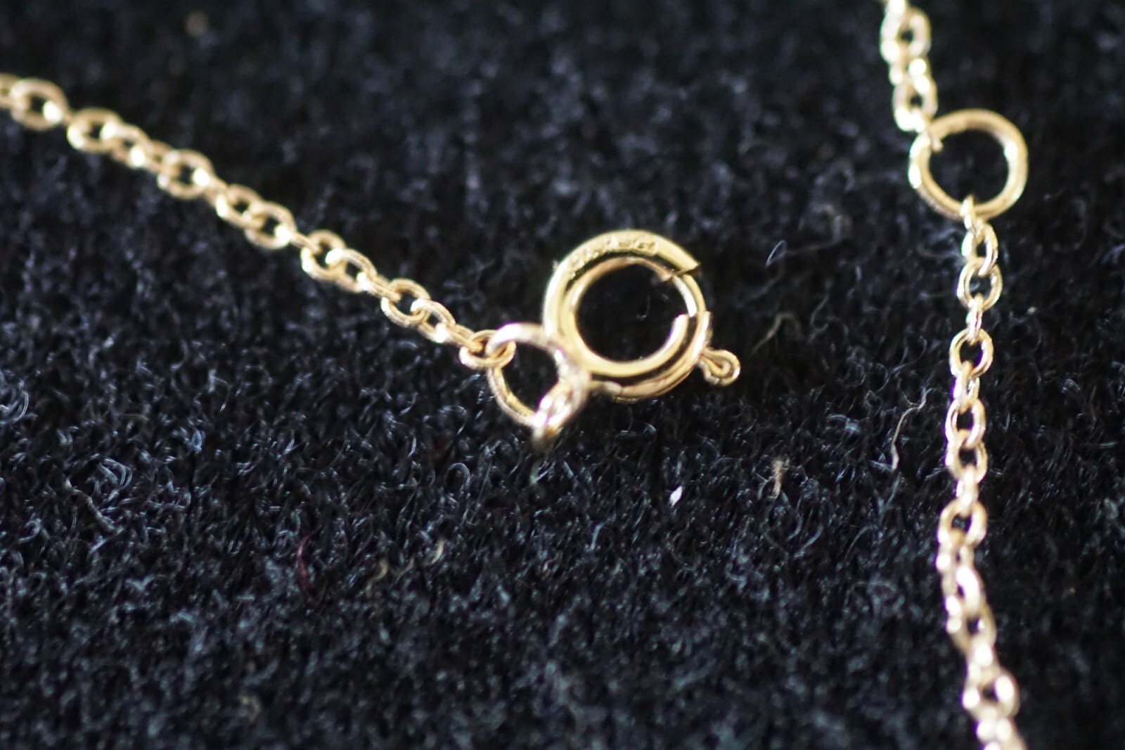 14kt Yellow Gold 16+2 inch 1.2mm Cable Chain Spring Ring Clasp NWOT